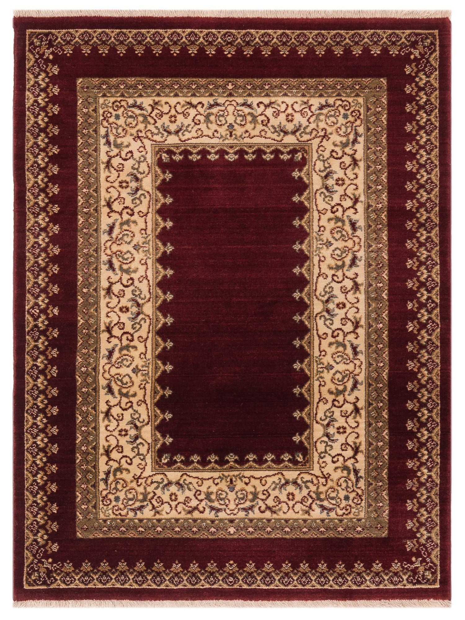 Alara Traditional Wool Machine Made Power Loom Area Rug