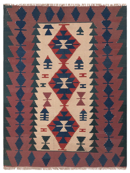 Pasha Anatolian Kilim 59712 Multi Tribal Hand Woven Rug