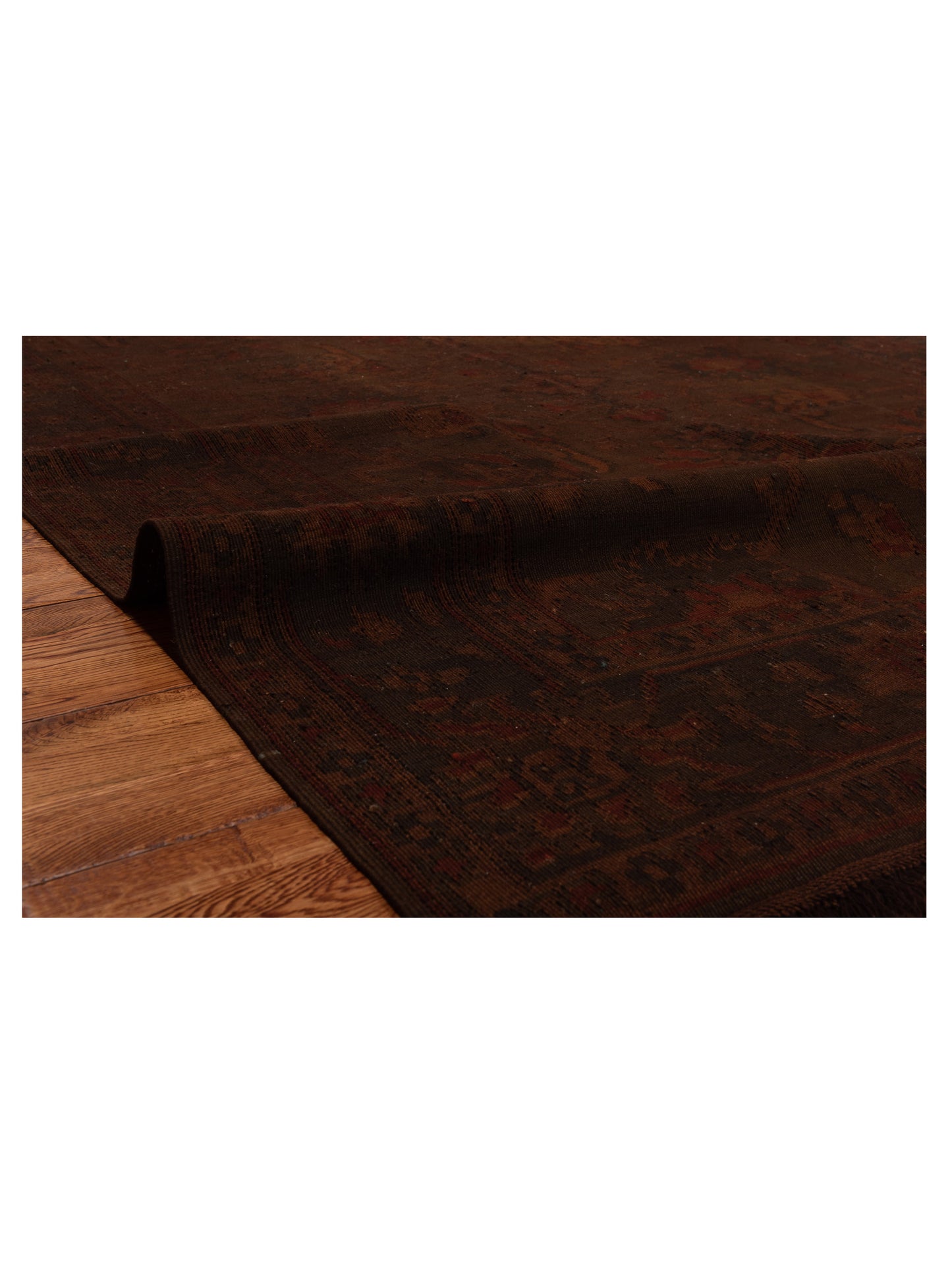 Pasha Vintage 66467 Dark Brown  Contemporary Hand Knotted Rug