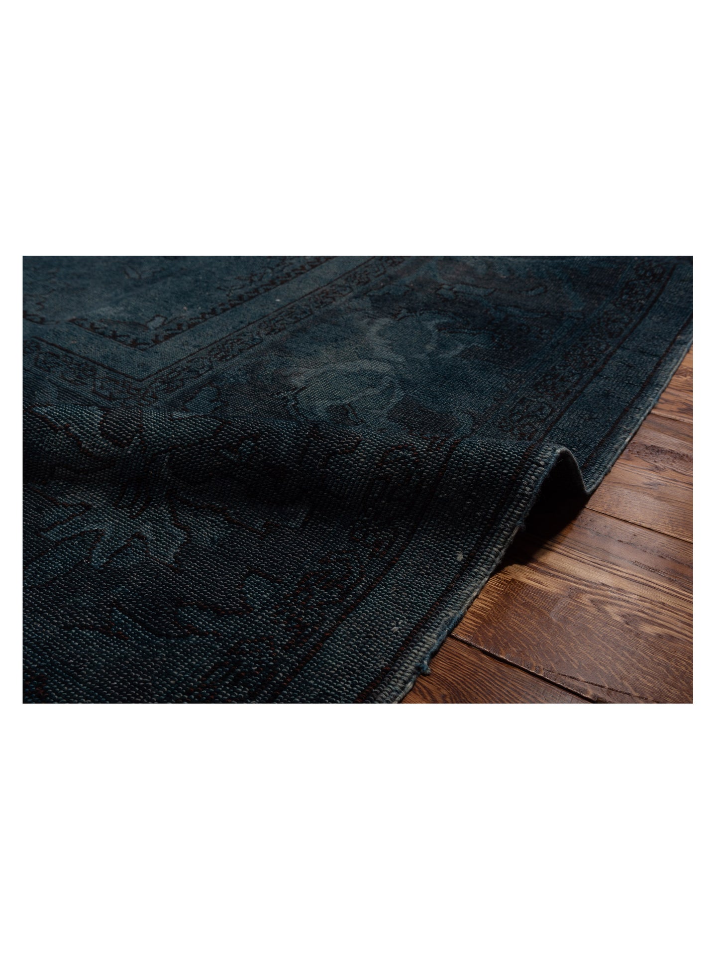 Pasha Vintage 68355 Navy  Contemporary Hand Knotted Rug