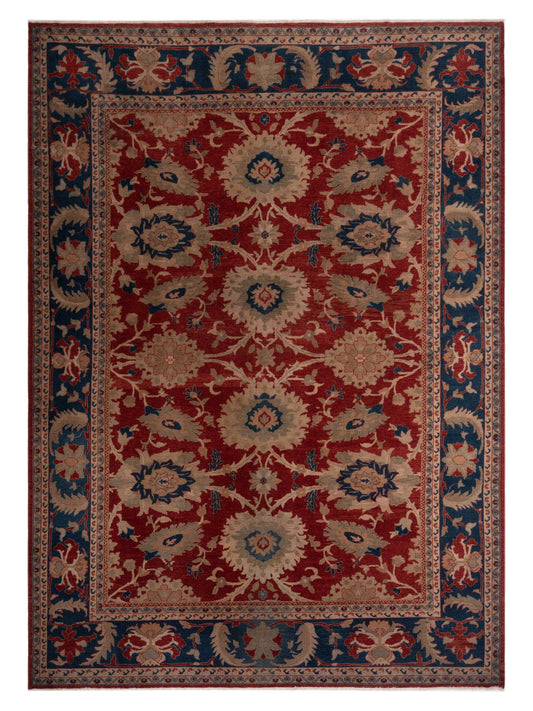 Pasha Turkish Elvan 69860 Red Traditional Hand Knotted Rug