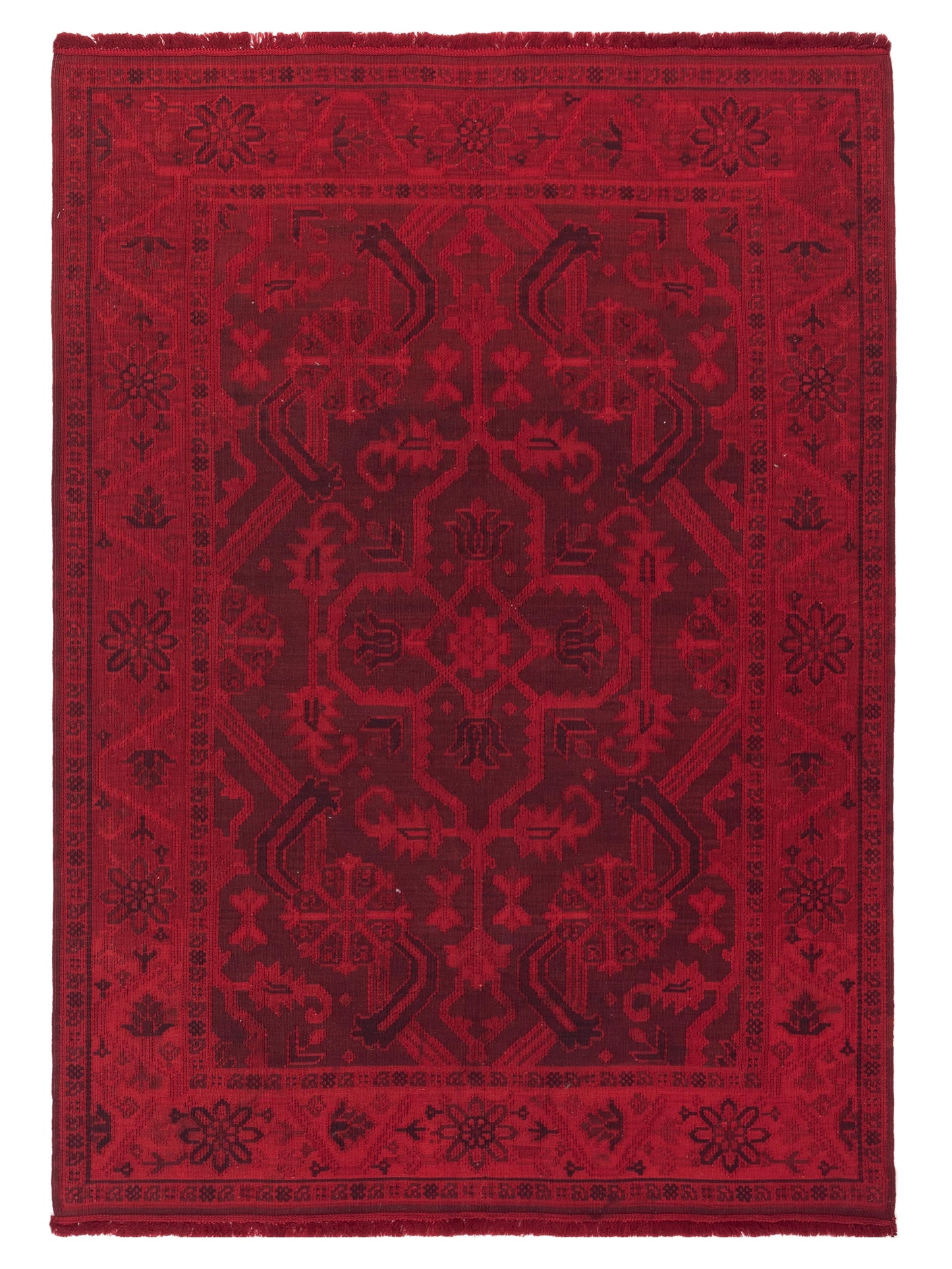 Pasha Vintage 70083 Red Contemporary Hand Knotted Rug