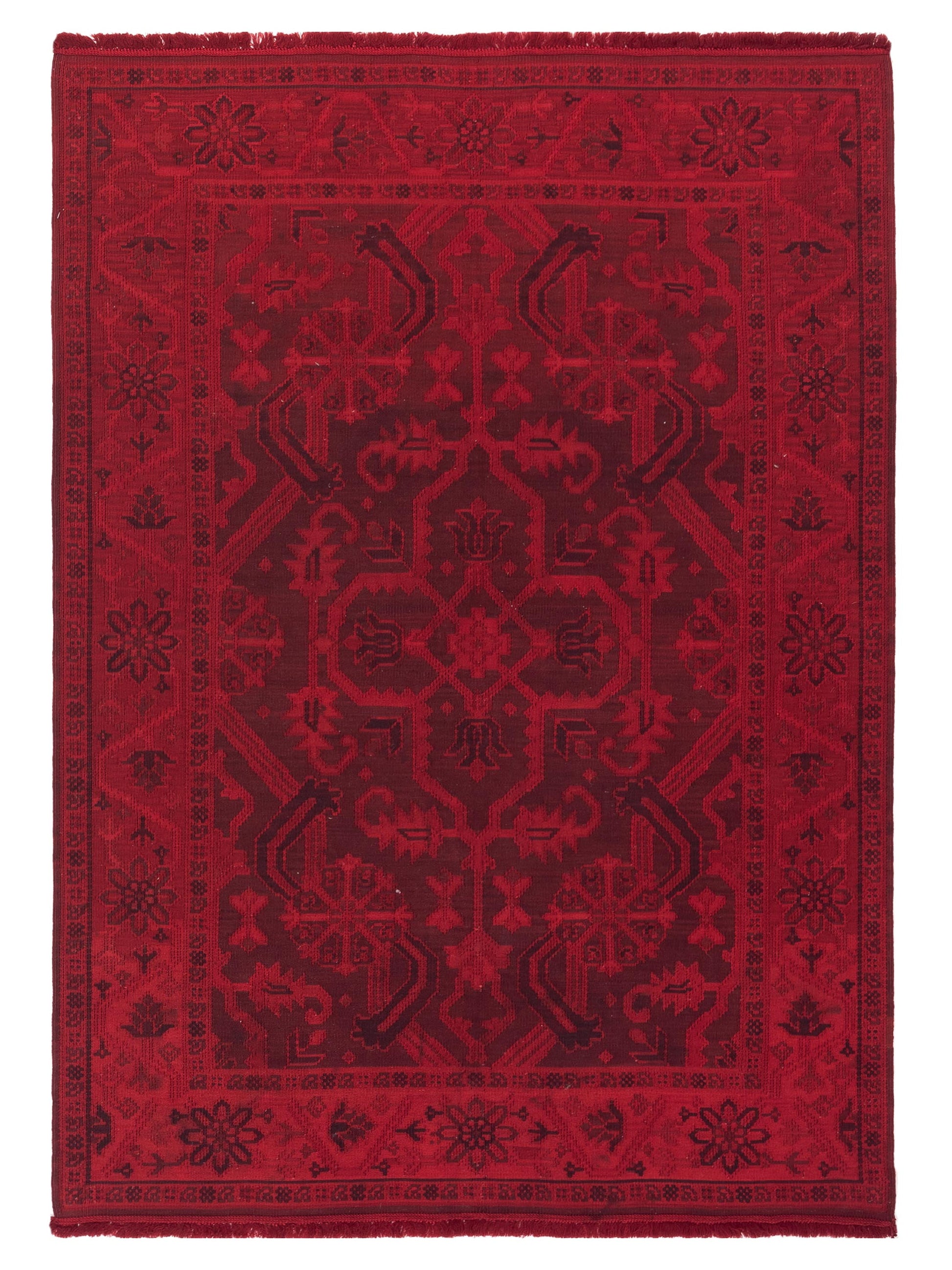 Pasha Vintage 70083 Red Contemporary Hand Knotted Rug