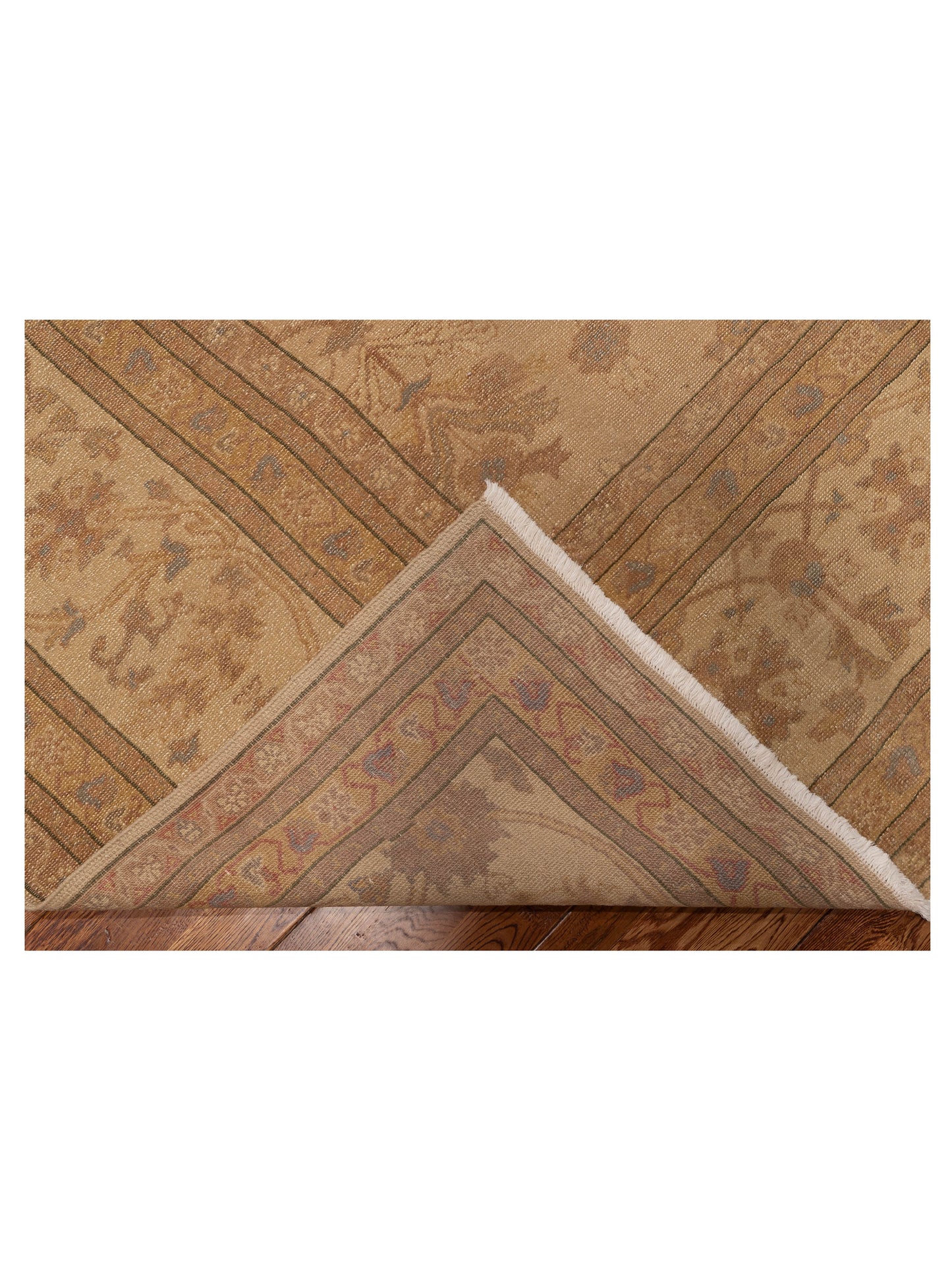 Pasha Turkish Elvan 73887 Beige Beige Traditional Hand Knotted Rug