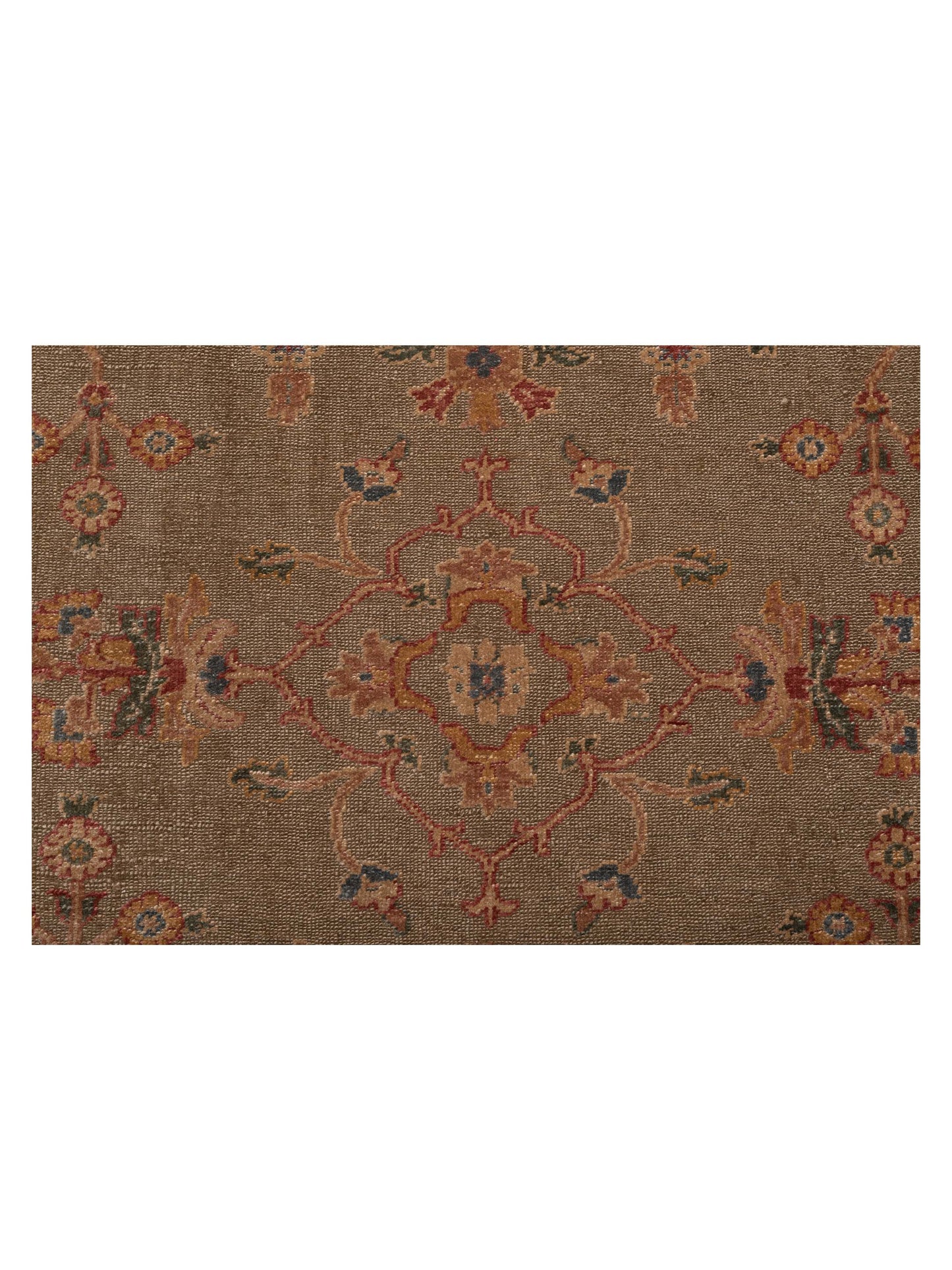 Pasha Turkish Elvan 73996 Green Pink Traditional Hand Knotted Rug