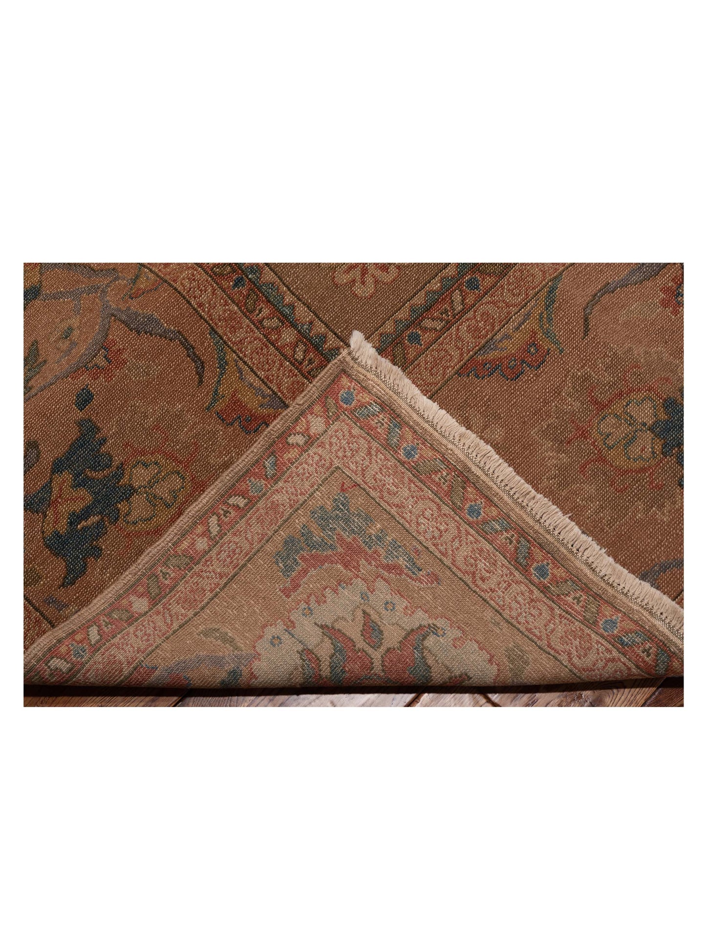 Pasha Turkish Elvan 77045 Light Brown Brown Traditional Hand Knotted Rug