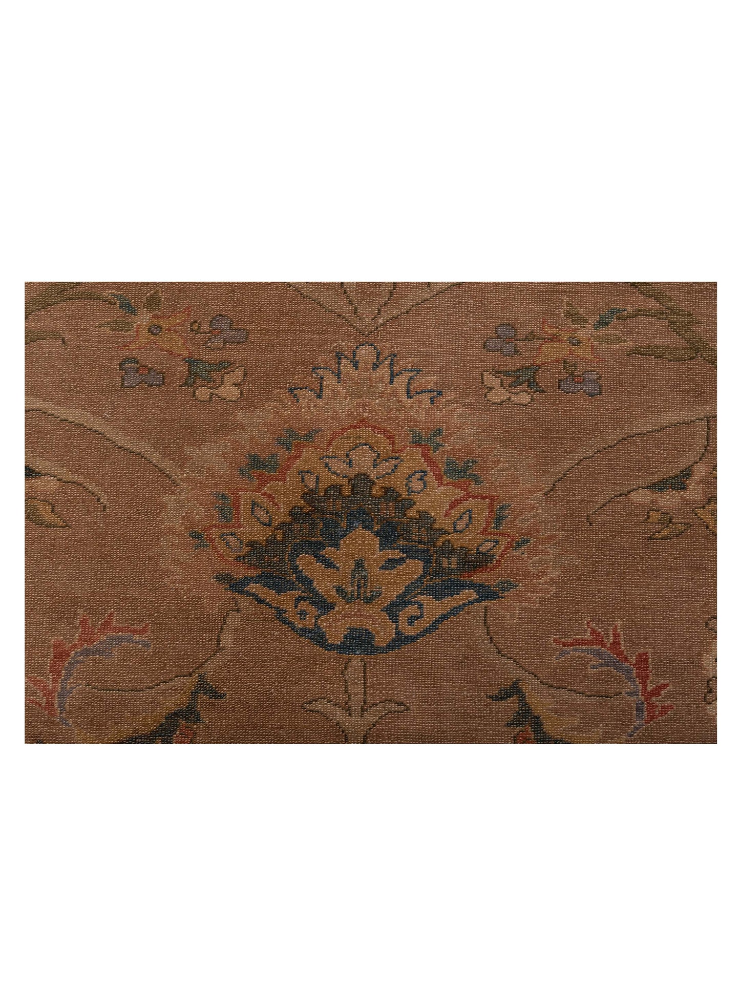 Pasha Turkish Elvan 77045 Light Brown Brown Traditional Hand Knotted Rug