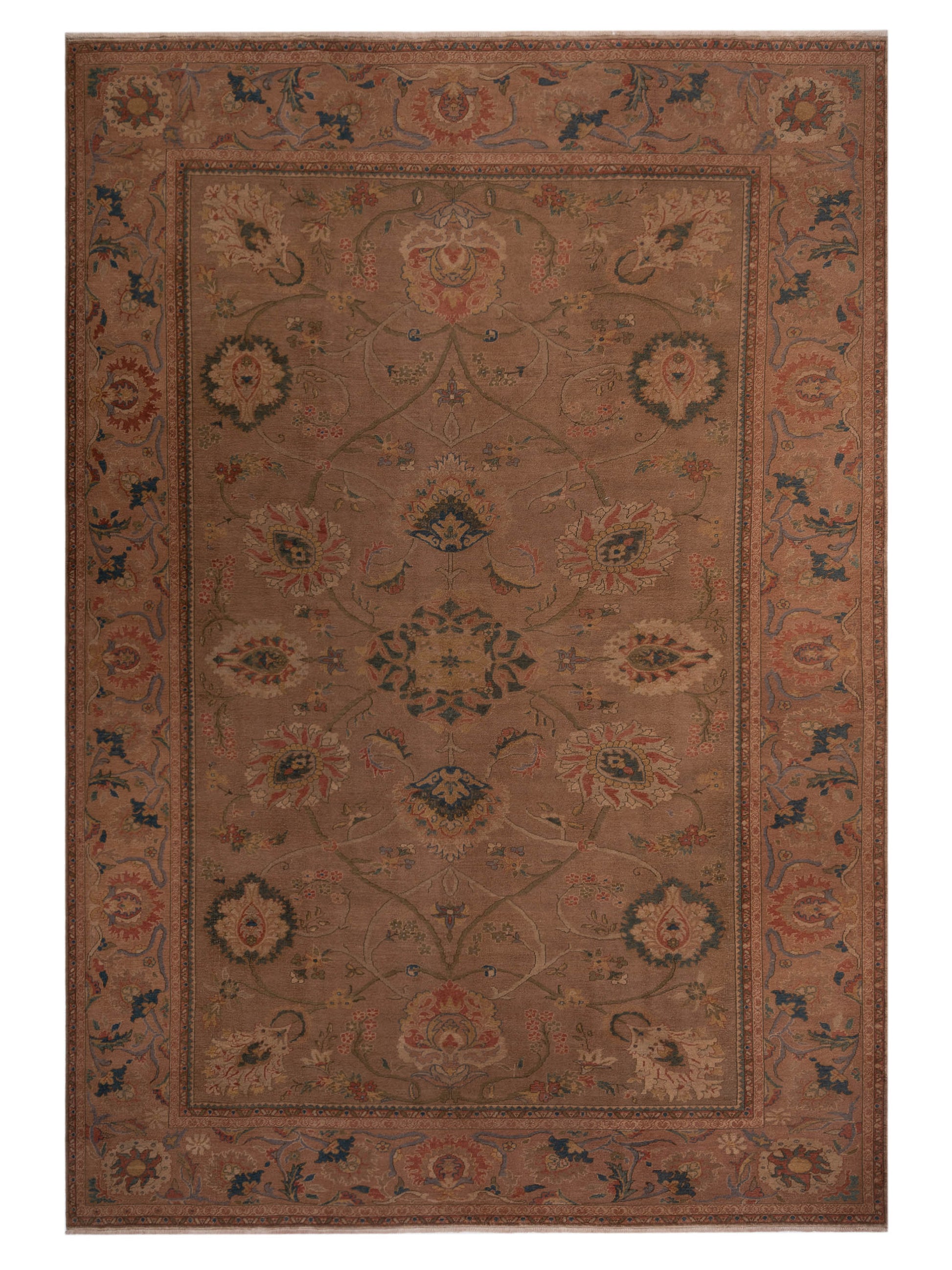 Pasha Turkish Elvan 77045 Light Brown Traditional Hand Knotted Rug