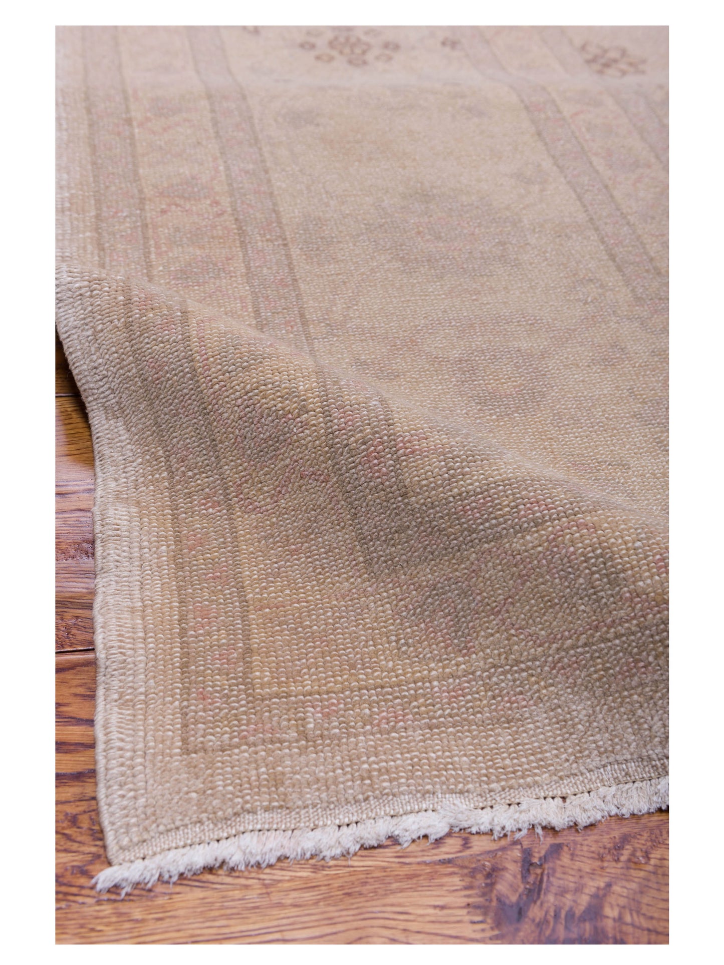 Pasha Turkish Elvan 77047 Beige Light Camel Traditional Hand Knotted Rug