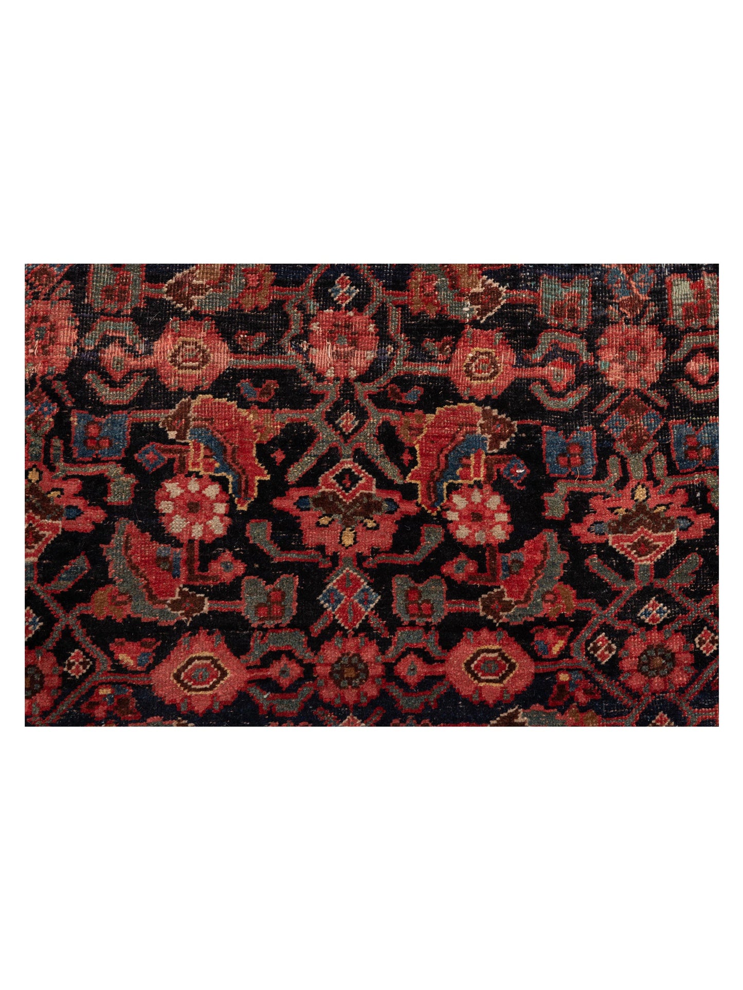 Pasha Antique Heirloom 77415 Navy Red Traditional Hand Knotted Rug