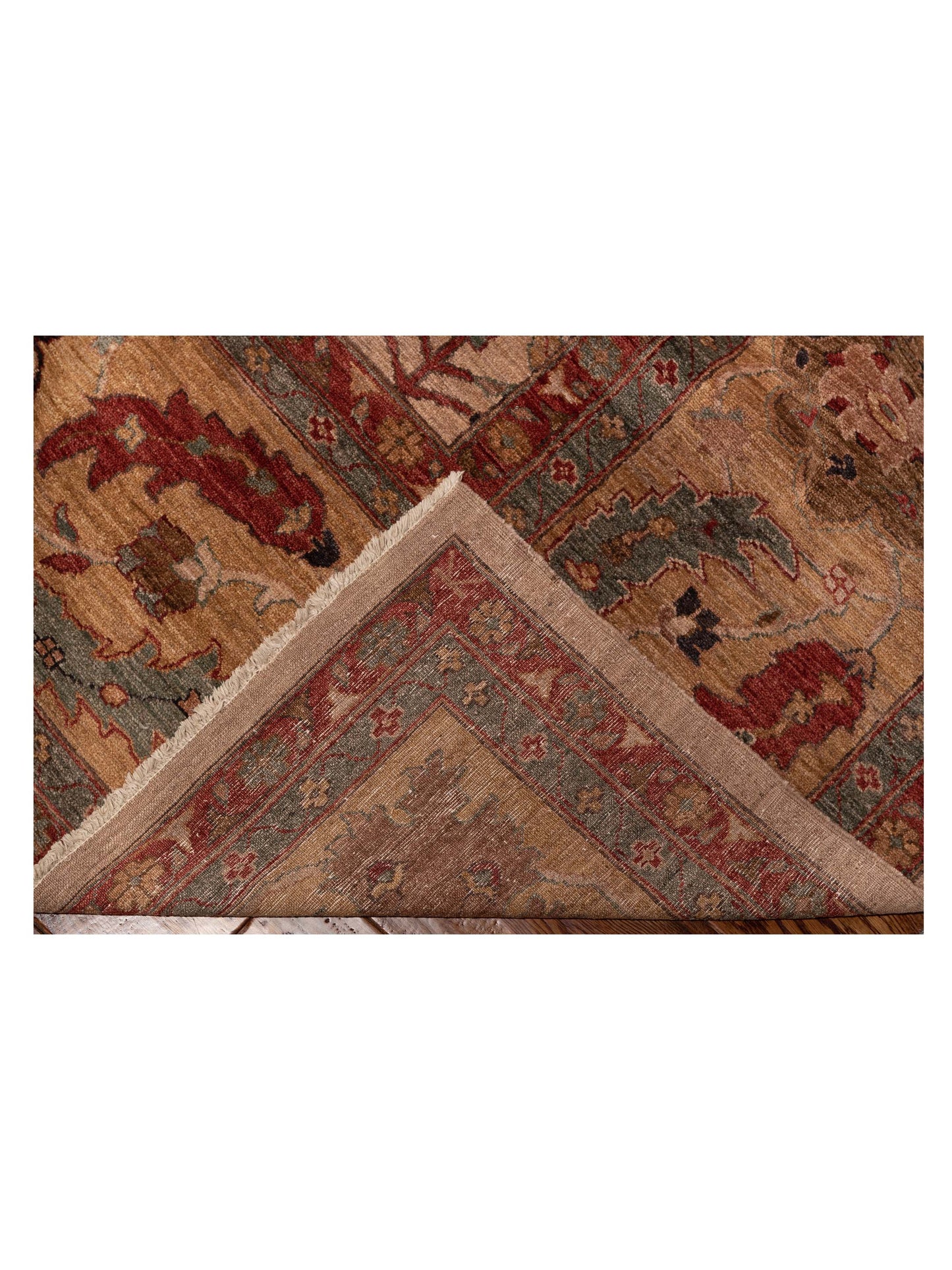 Pasha Elvan Yesim Ivory Gold Traditional Hand Knotted Rug