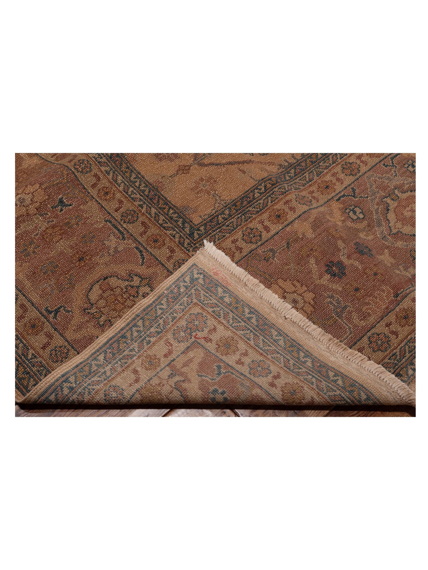 Pasha Turkish Elvan 78301 Camel Plum Traditional Hand Knotted Rug