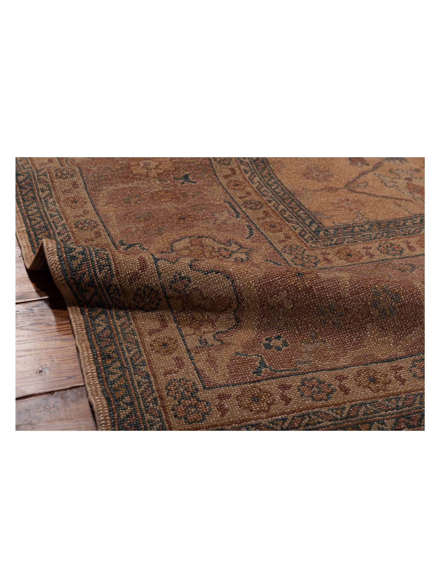 Pasha Turkish Elvan 78301 Camel Plum Traditional Hand Knotted Rug