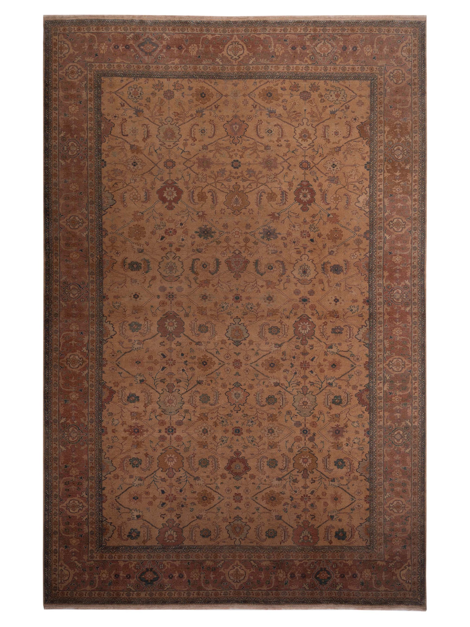 Pasha Turkish Elvan 78301 Camel Traditional Hand Knotted Rug