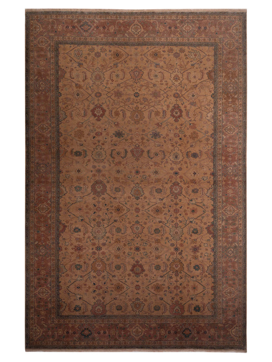 Pasha Turkish Elvan 78301 Camel Traditional Hand Knotted Rug