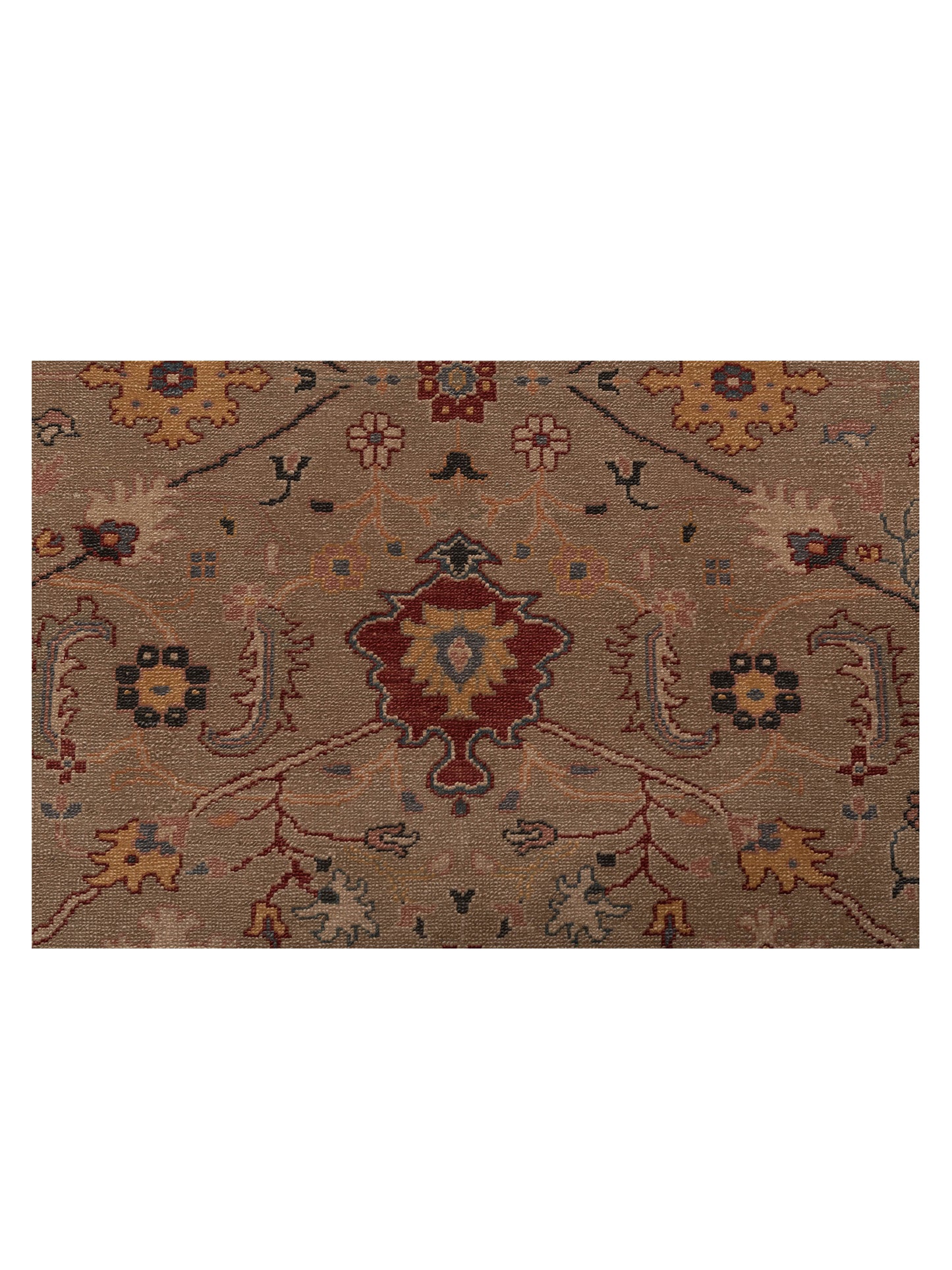 Pasha Turkish Elvan 79474 Silver Pink Traditional Hand Knotted Rug