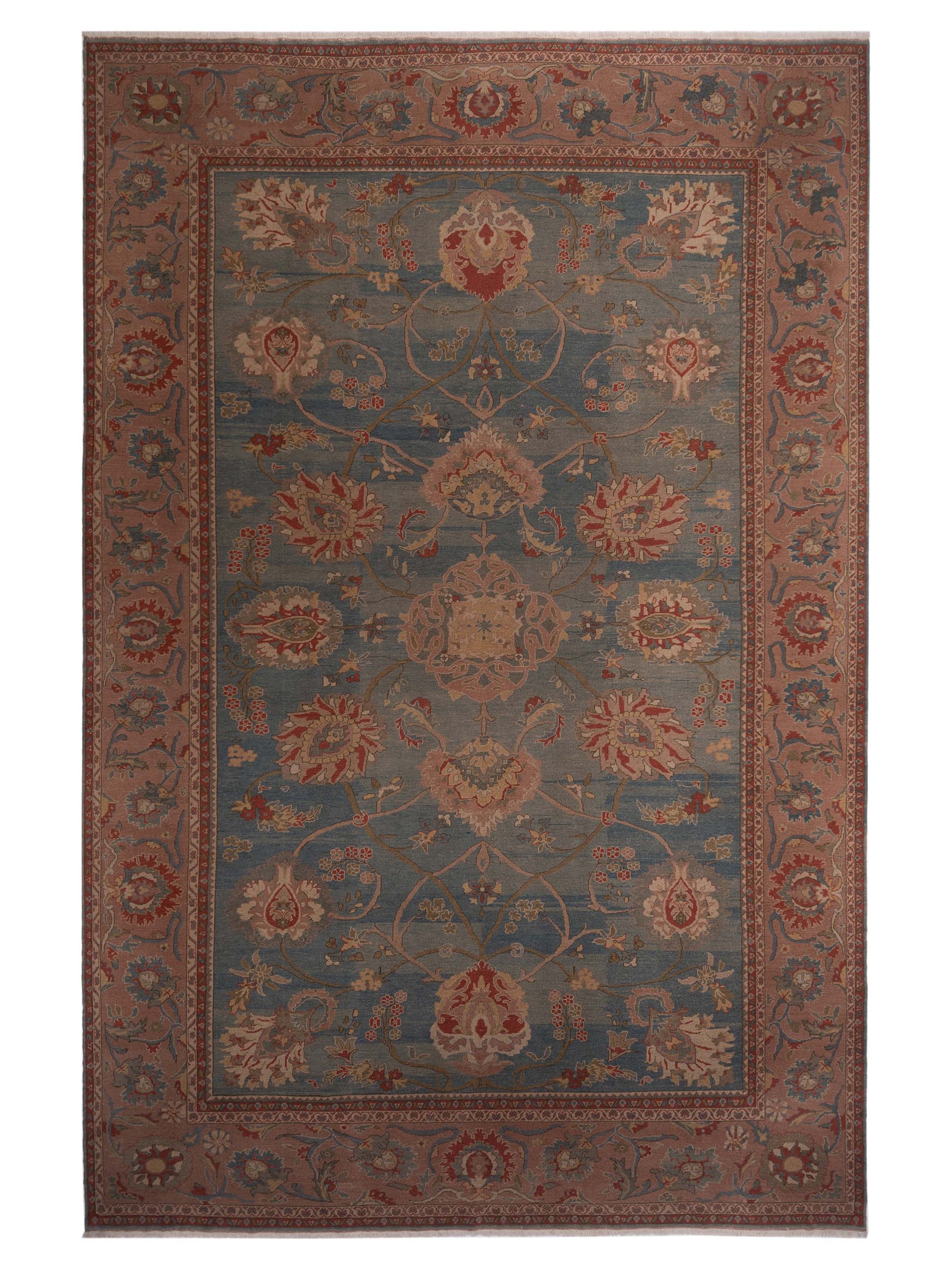 Pasha Turkish Elvan 79482 Blue Traditional Hand Knotted Rug