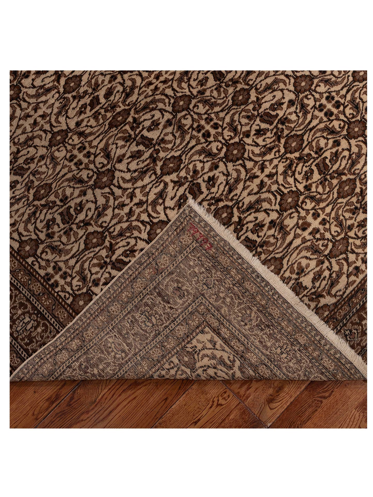 Rajpur Sivas 79797 Ivory Brown Traditional Hand Knotted Rug