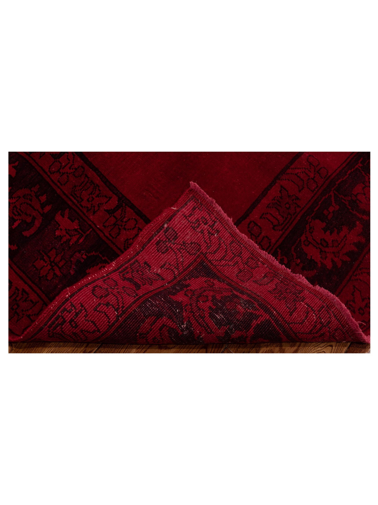 Pasha Vintage 79952 Red Red Contemporary Hand Knotted Rug