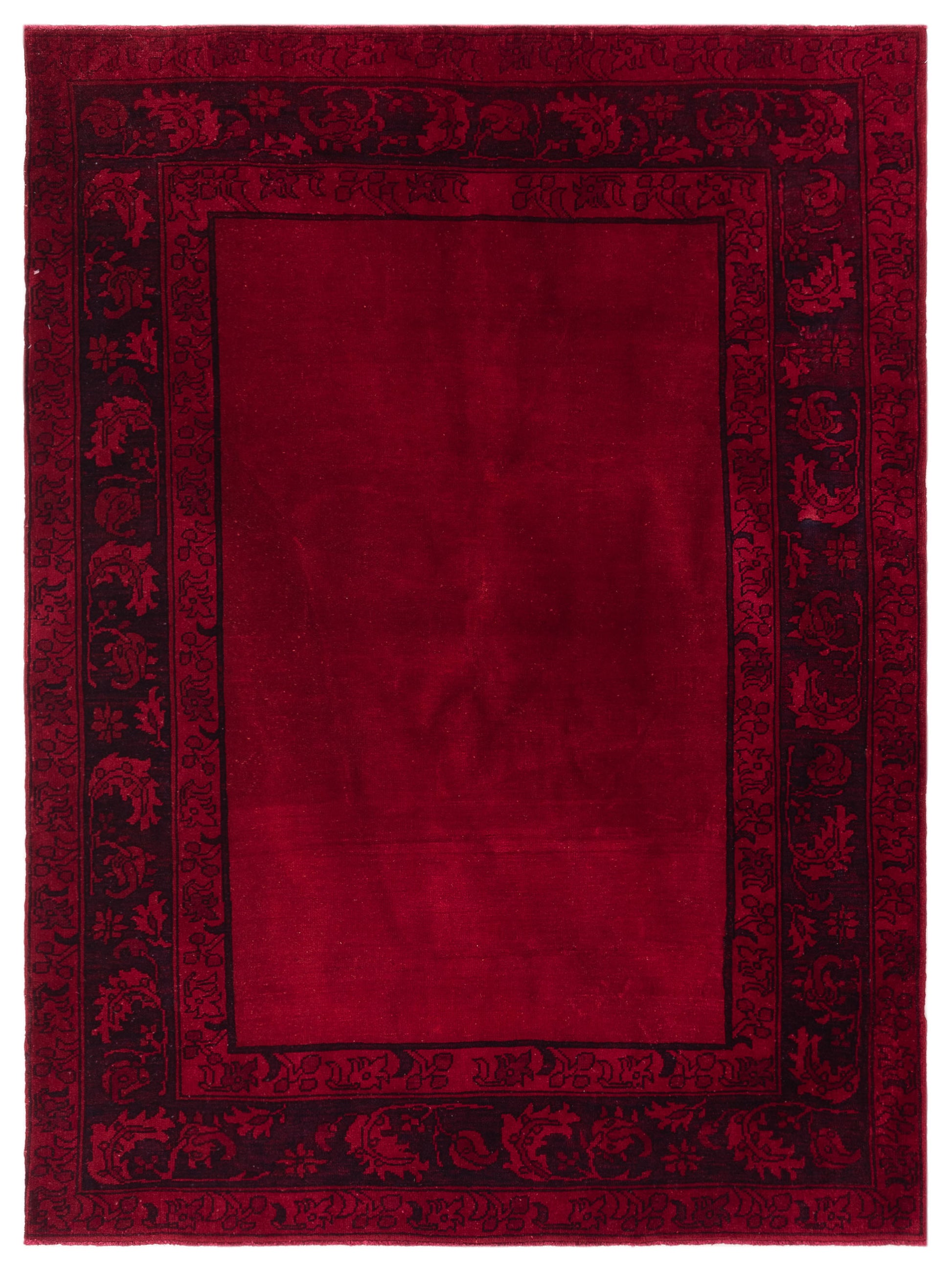 Pasha Vintage 79952 Red Contemporary Hand Knotted Rug