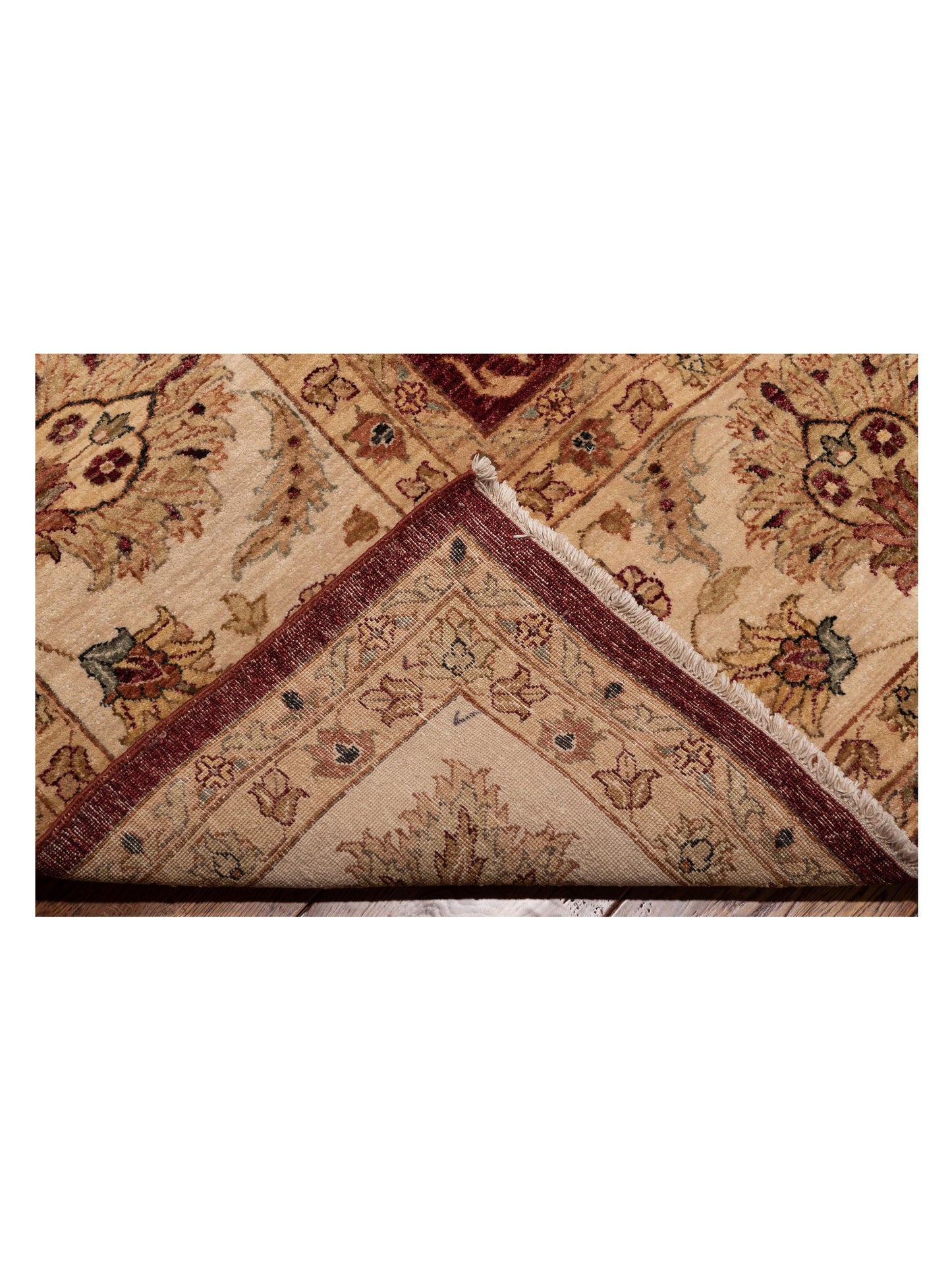 Rajpur Ghazani 81173 Red Ivory Transitional Hand Knotted Rug