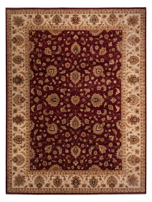 Rajpur Ghazani 81173 Red Transitional Hand Knotted Rug