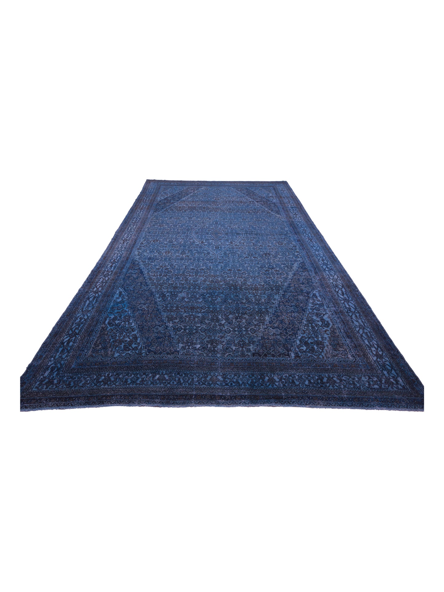 Pasha Vintage 81247 Blue  Contemporary Hand Knotted Rug