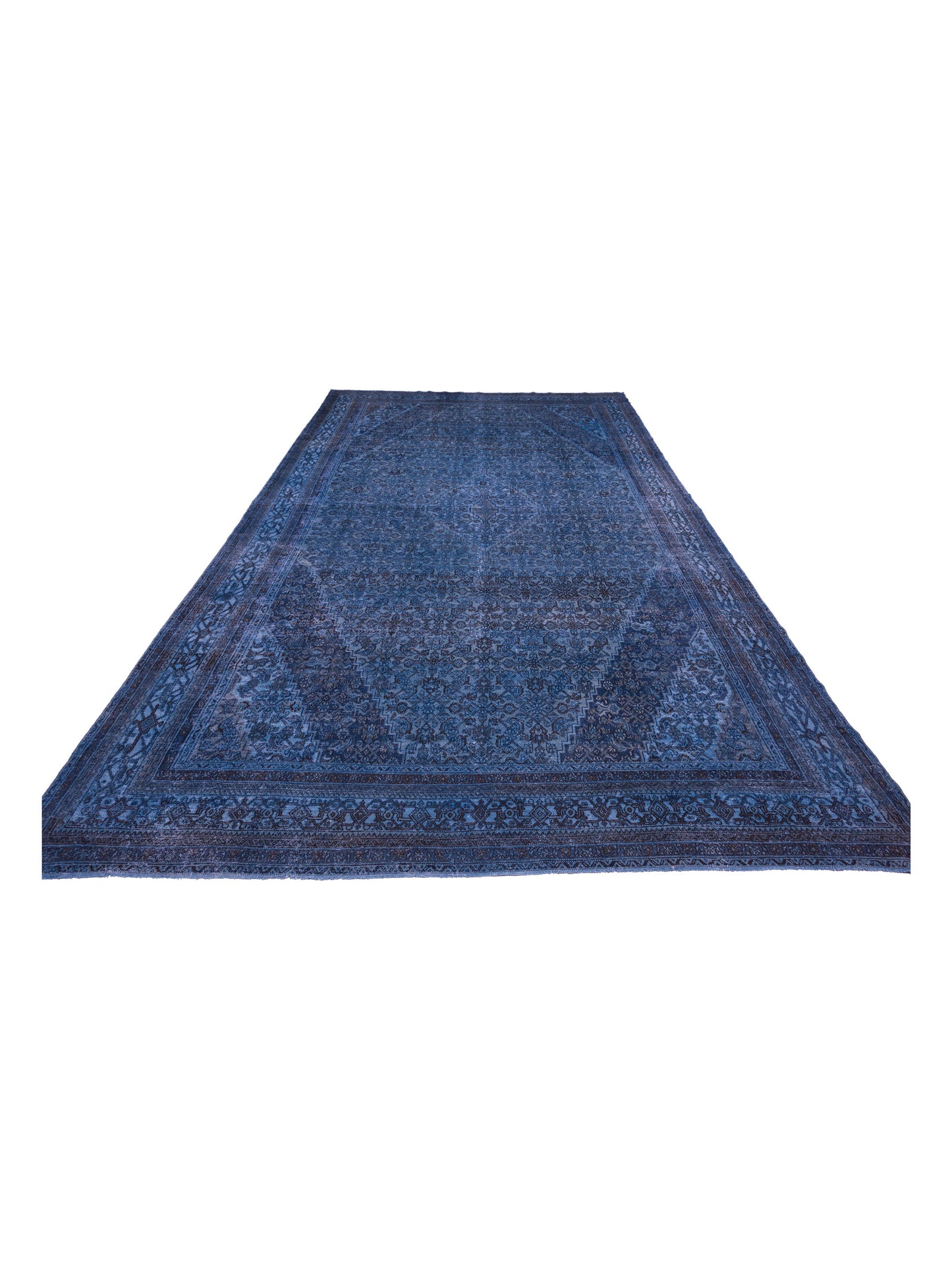 Pasha Vintage 81247 Blue  Contemporary Hand Knotted Rug