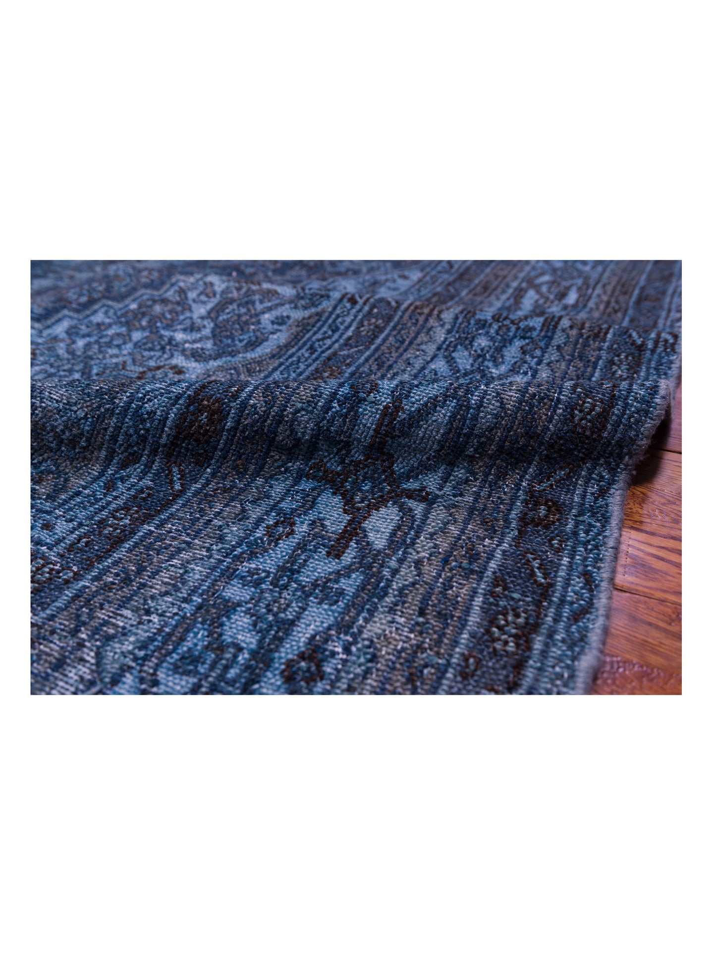 Pasha Vintage 81247 Blue  Contemporary Hand Knotted Rug