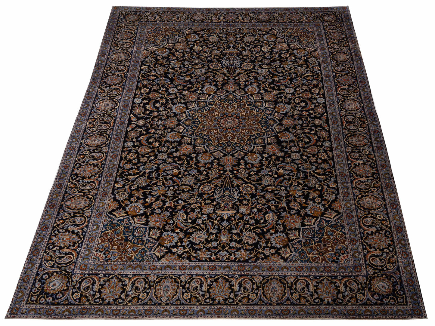 Pasha Antique Heirloom 81259 Navy  Traditional Hand Knotted Rug