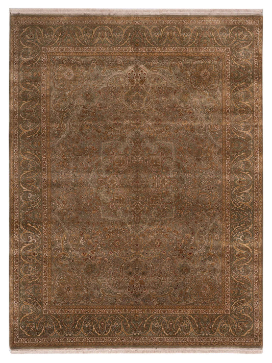 Rajpur Empire 81627 Green Transitional Hand Knotted Rug