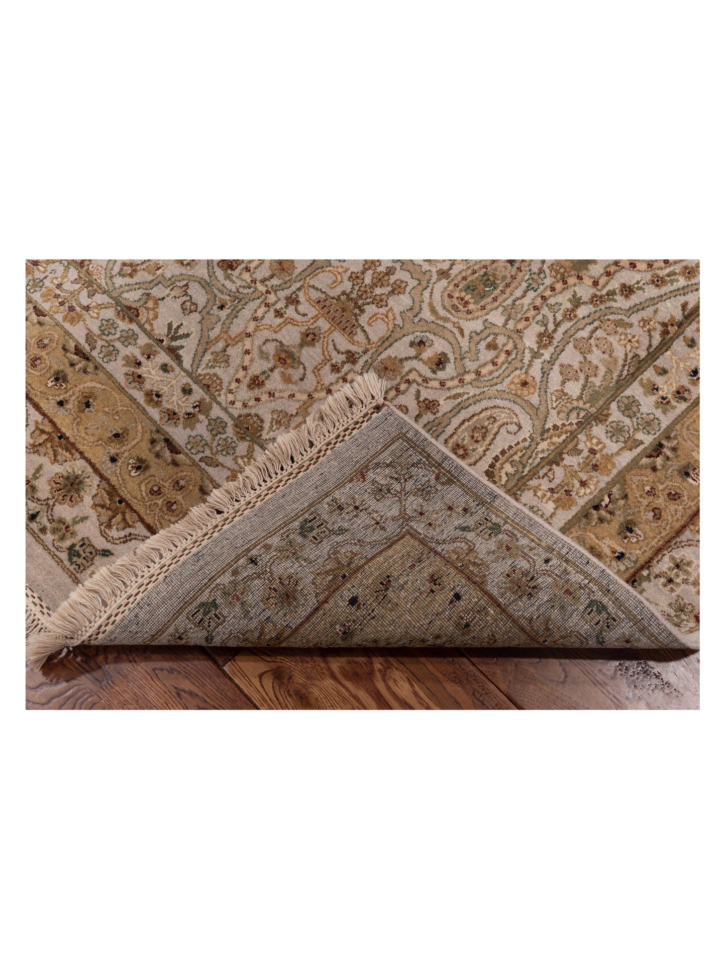 Rajpur Platinum 82026 Ivory Ivory Traditional Hand Knotted Rug