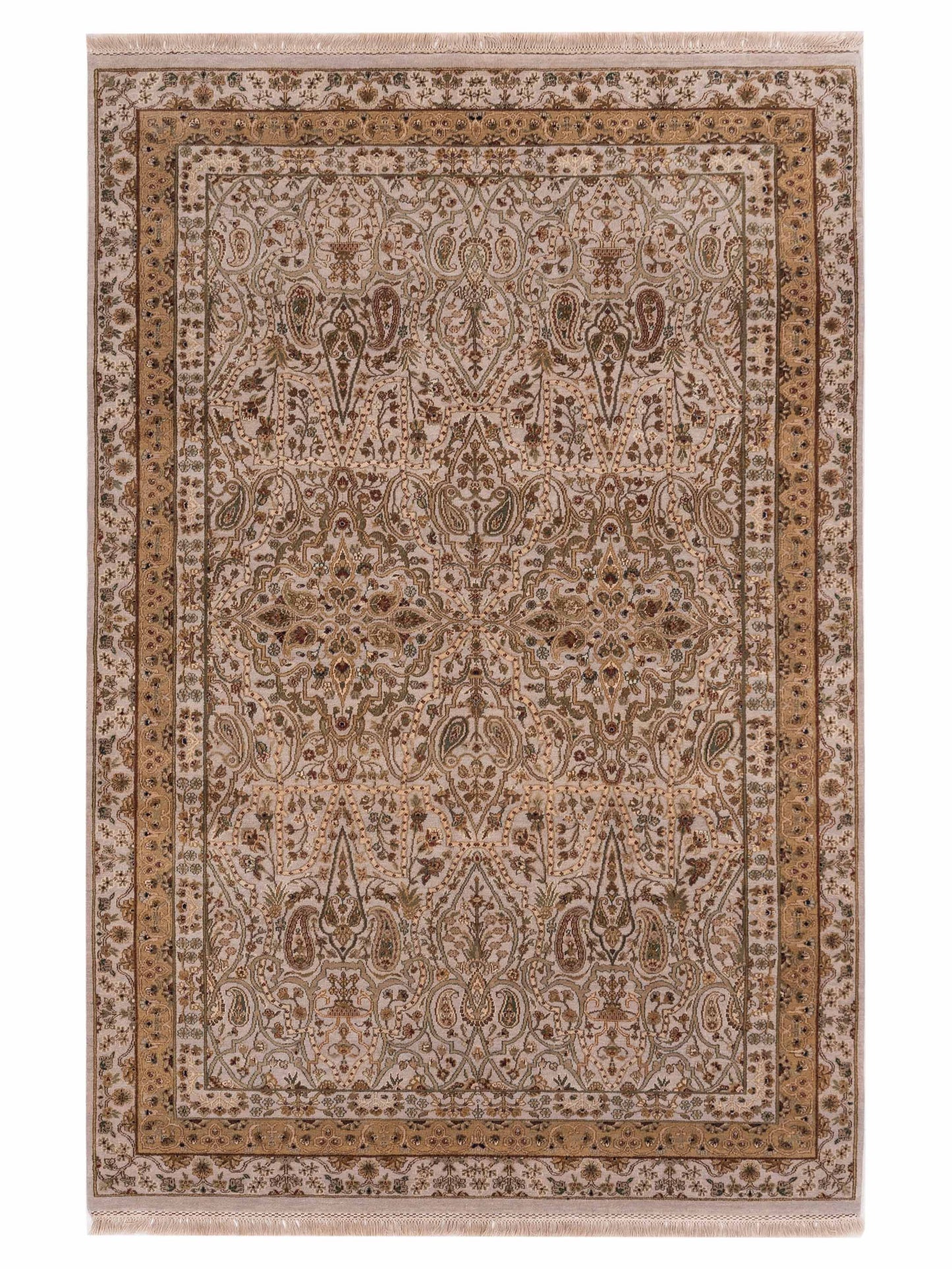 Rajpur Platinum 82026 Ivory Traditional Hand Knotted Rug