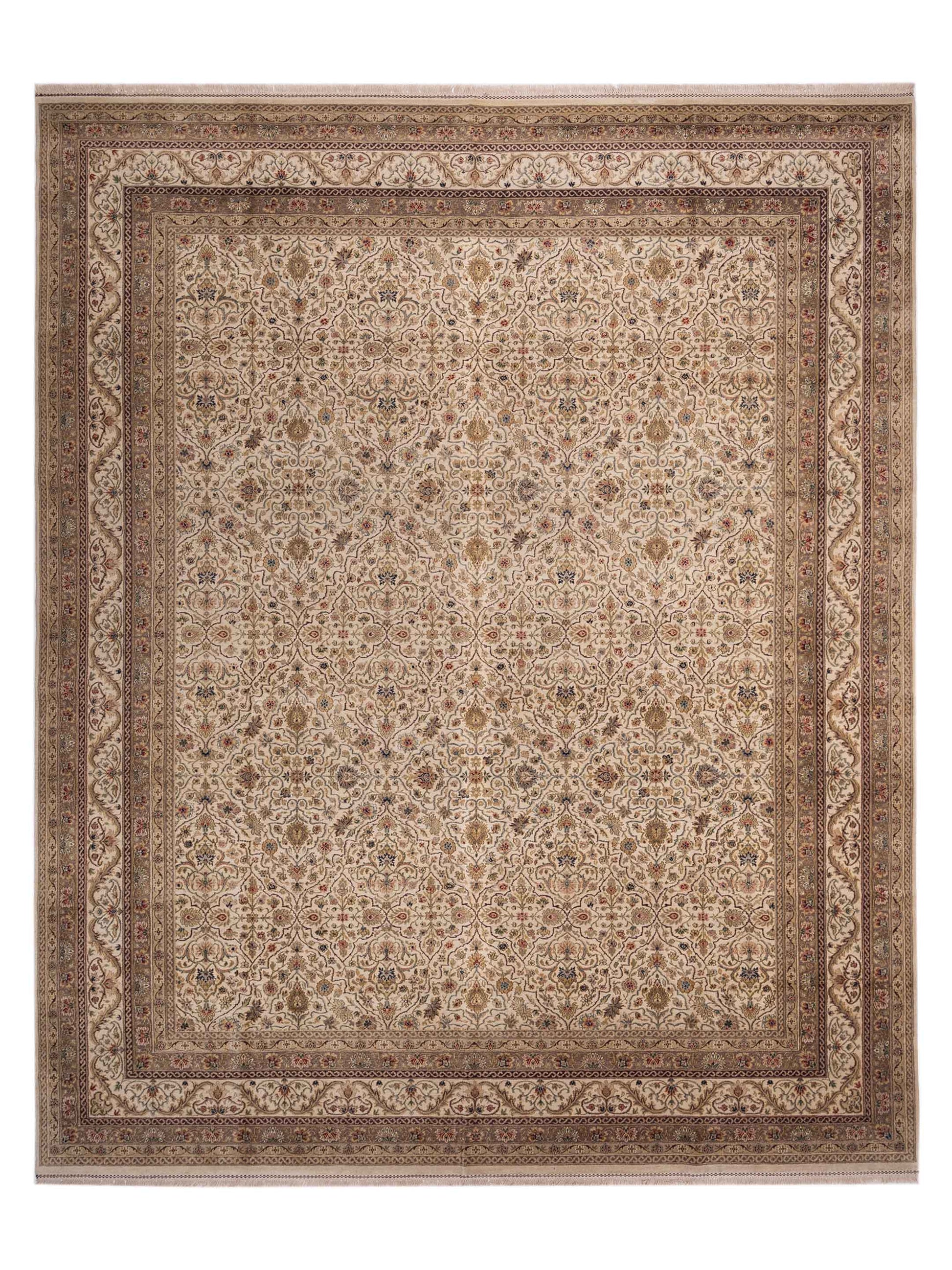 Rajpur Platinum 82046 Ivory Traditional Hand Knotted Rug