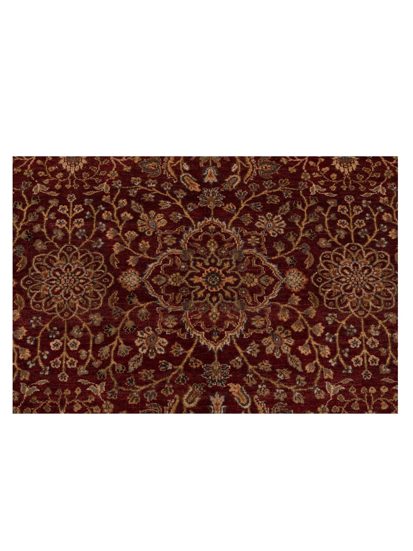 Rajpur Platinum 82604 Red Gold Traditional Hand Knotted Rug