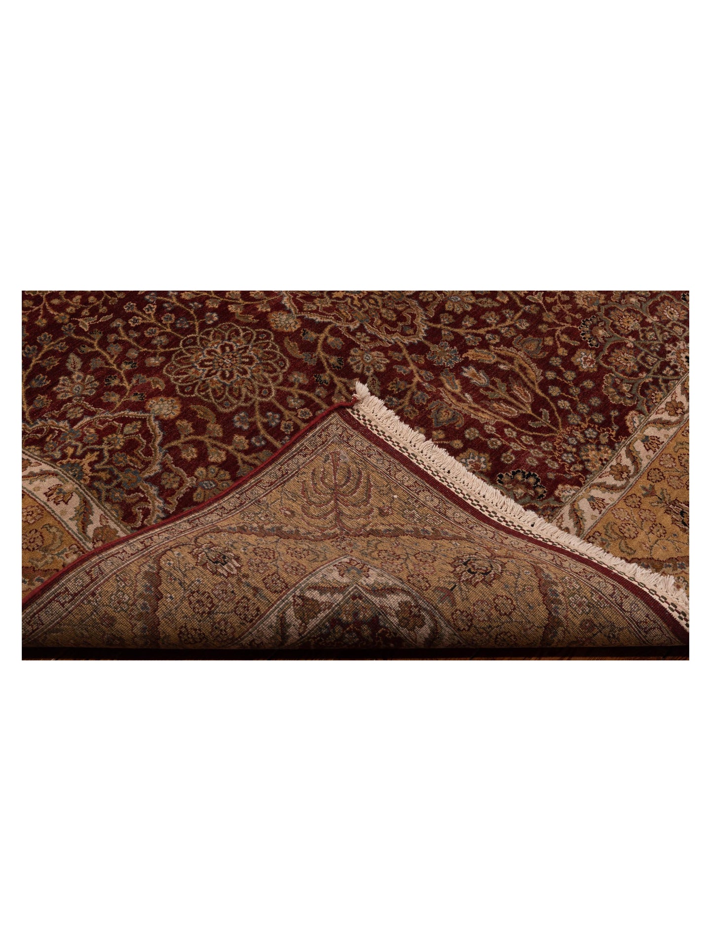 Rajpur Platinum 82604 Red Gold Traditional Hand Knotted Rug