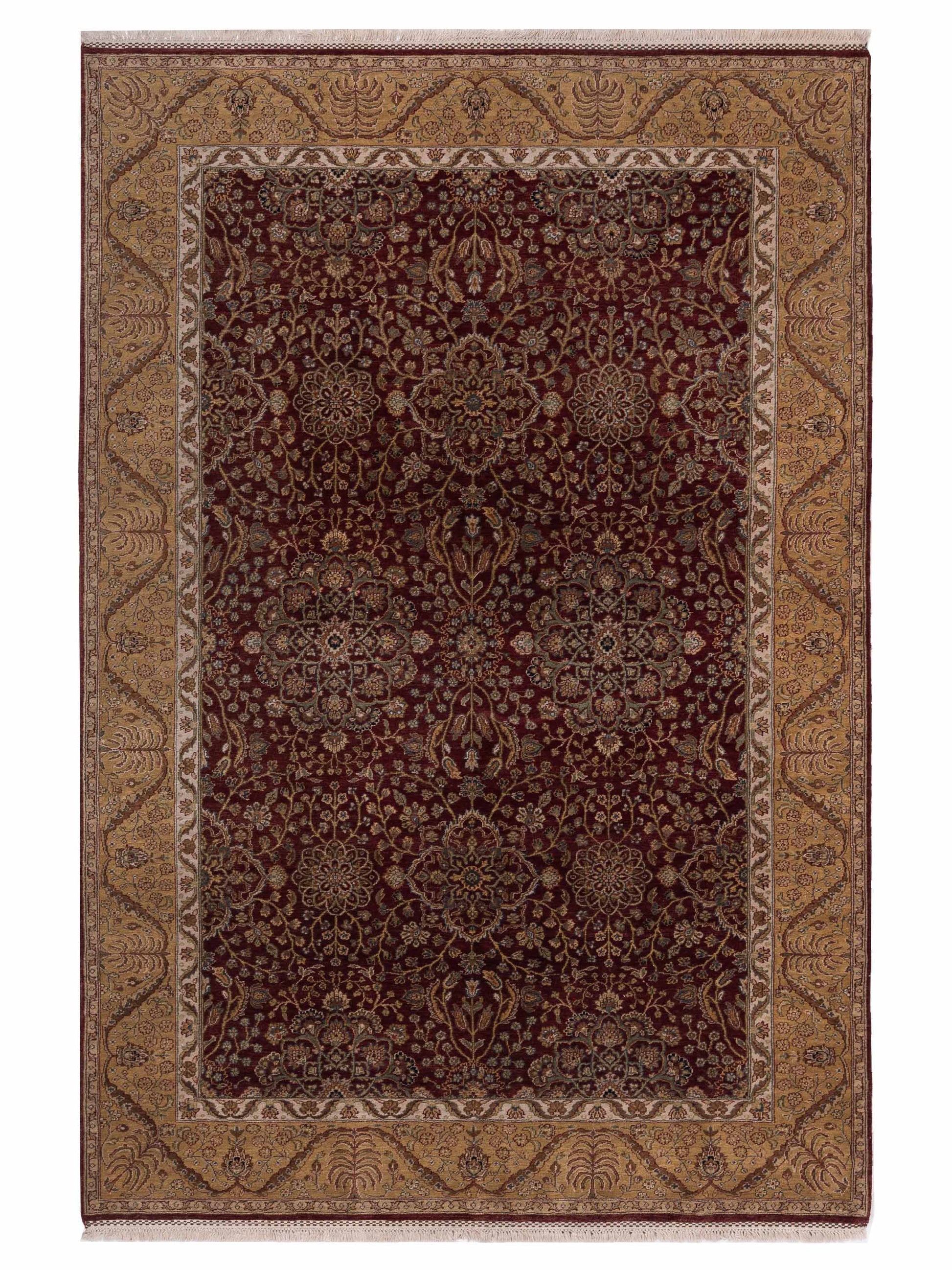 Rajpur Platinum 82604 Red Traditional Hand Knotted Rug