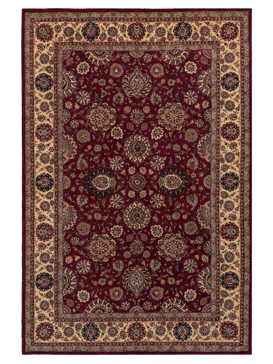 Rajpur Hand Tufted 83421 Burgundy Transitional Hand Tufted Rug