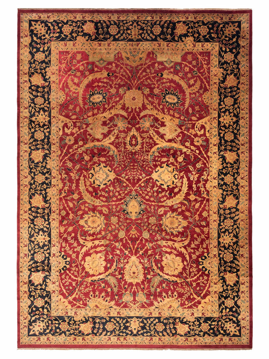 Rajpur Crown 83588 Red Transitional Hand Knotted Rug