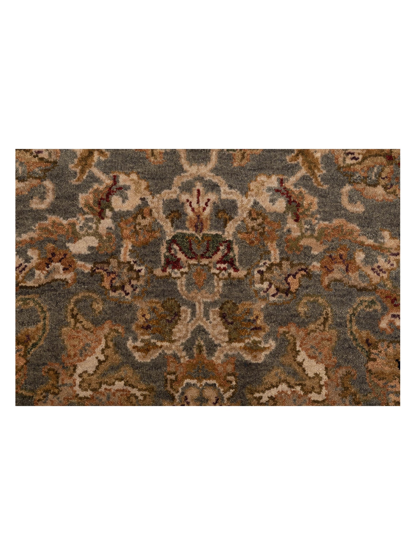 Rajpur Jahan 84217 Silver Ivory Traditional Hand Knotted Rug