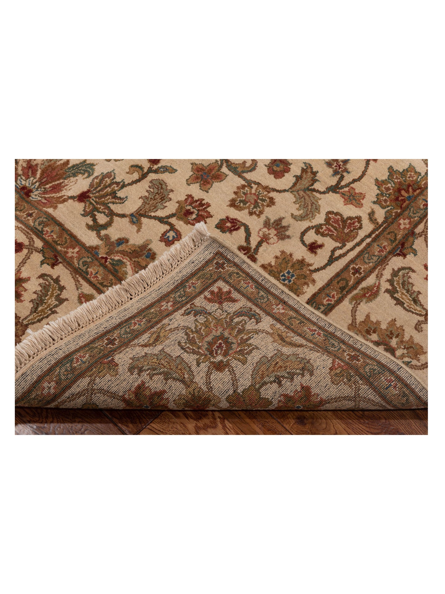 Rajpur Crown 84227 Ivory Ivory Transitional Hand Knotted Rug