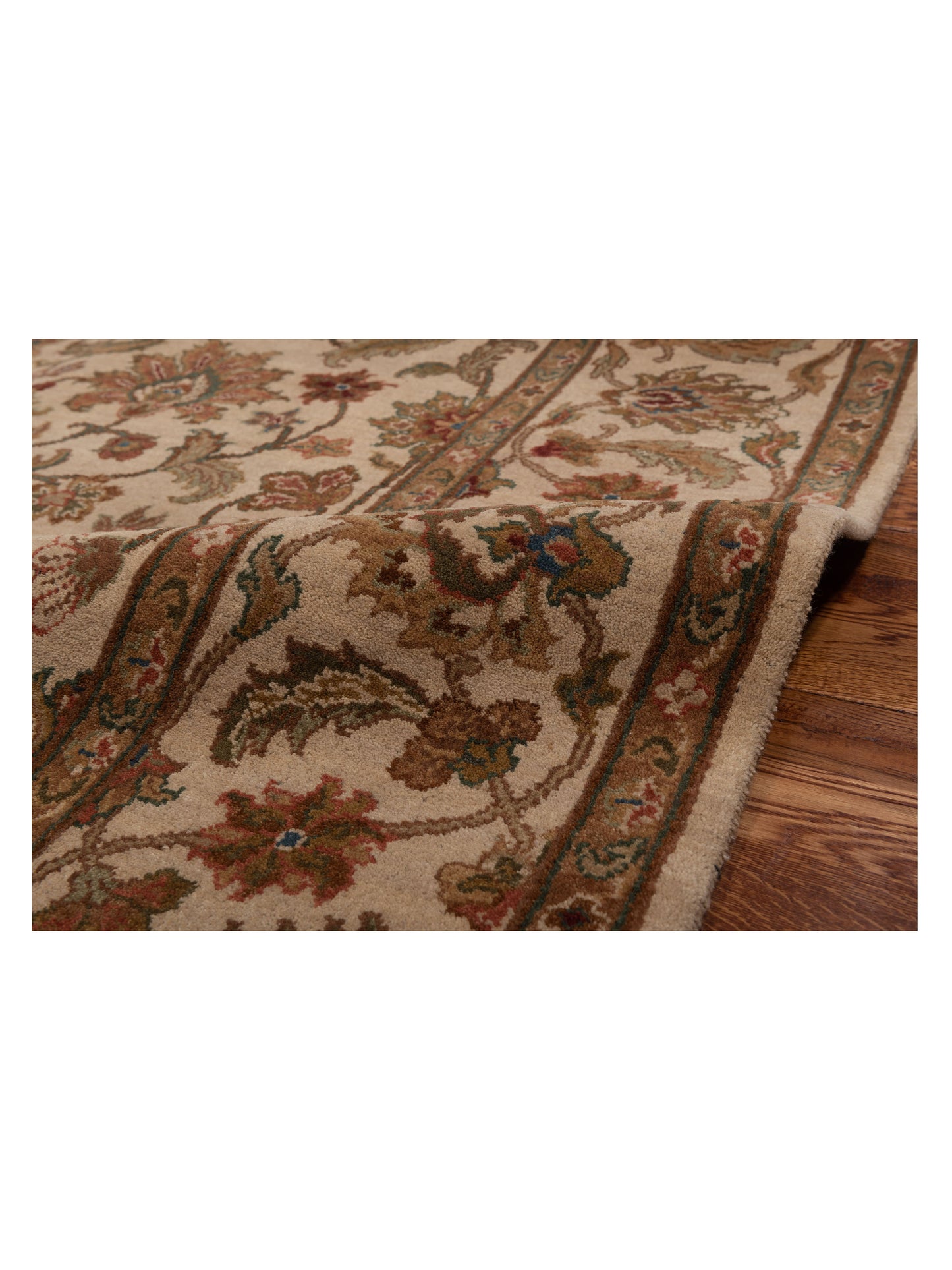 Rajpur Crown 84227 Ivory Ivory Transitional Hand Knotted Rug