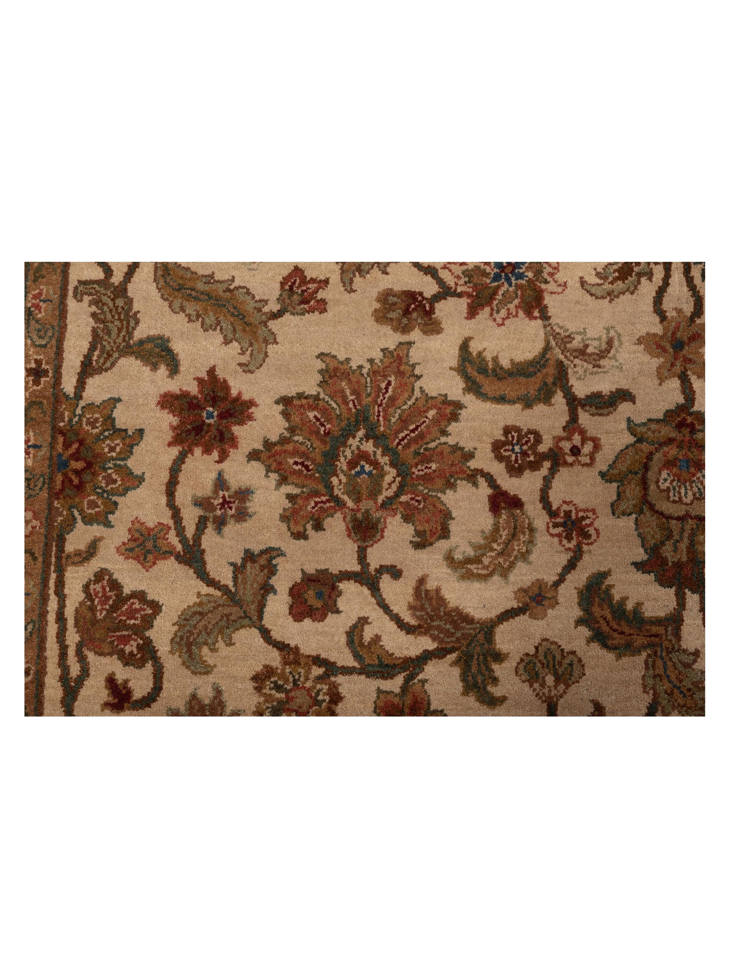 Rajpur Crown 84227 Ivory Ivory Transitional Hand Knotted Rug