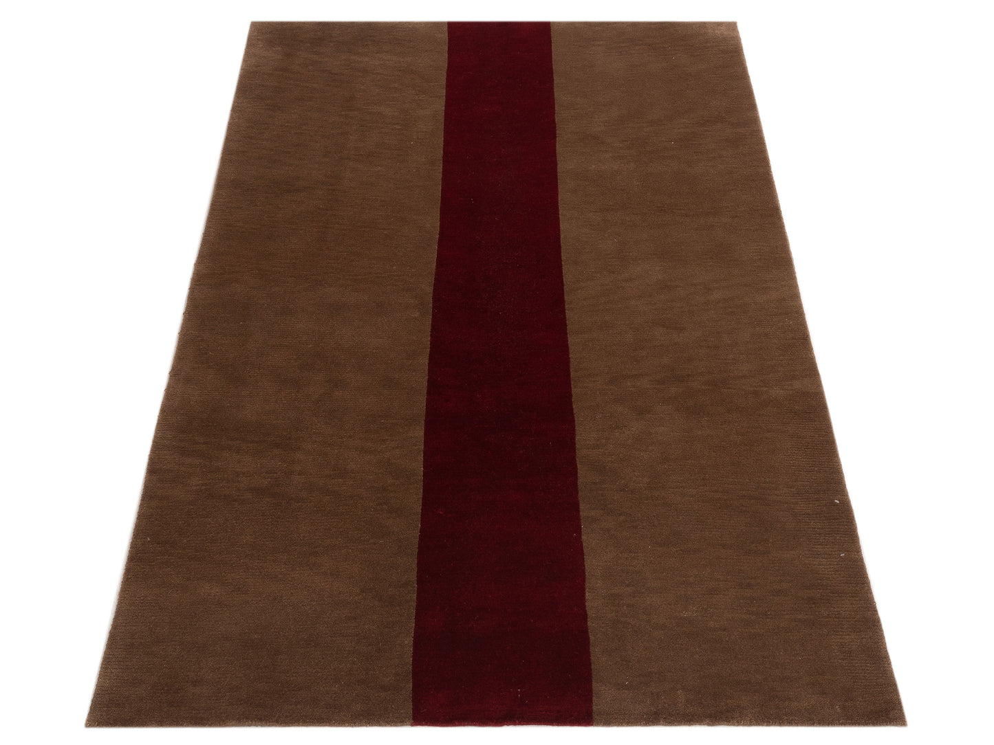 Siena Himalayan 84262 Brown Red  Contemporary Hand Knotted Rug