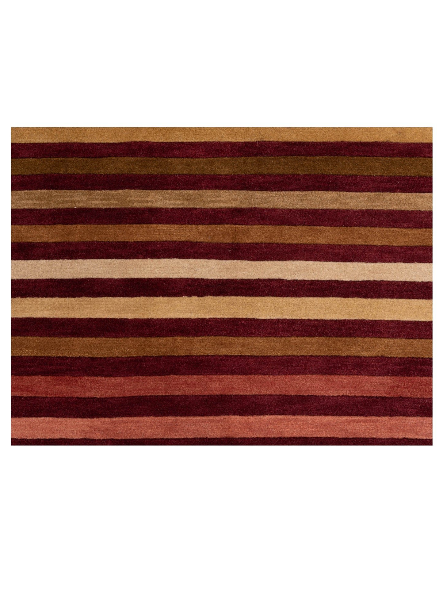 Siena Himalayan 85989 Red  Contemporary Hand Knotted Rug