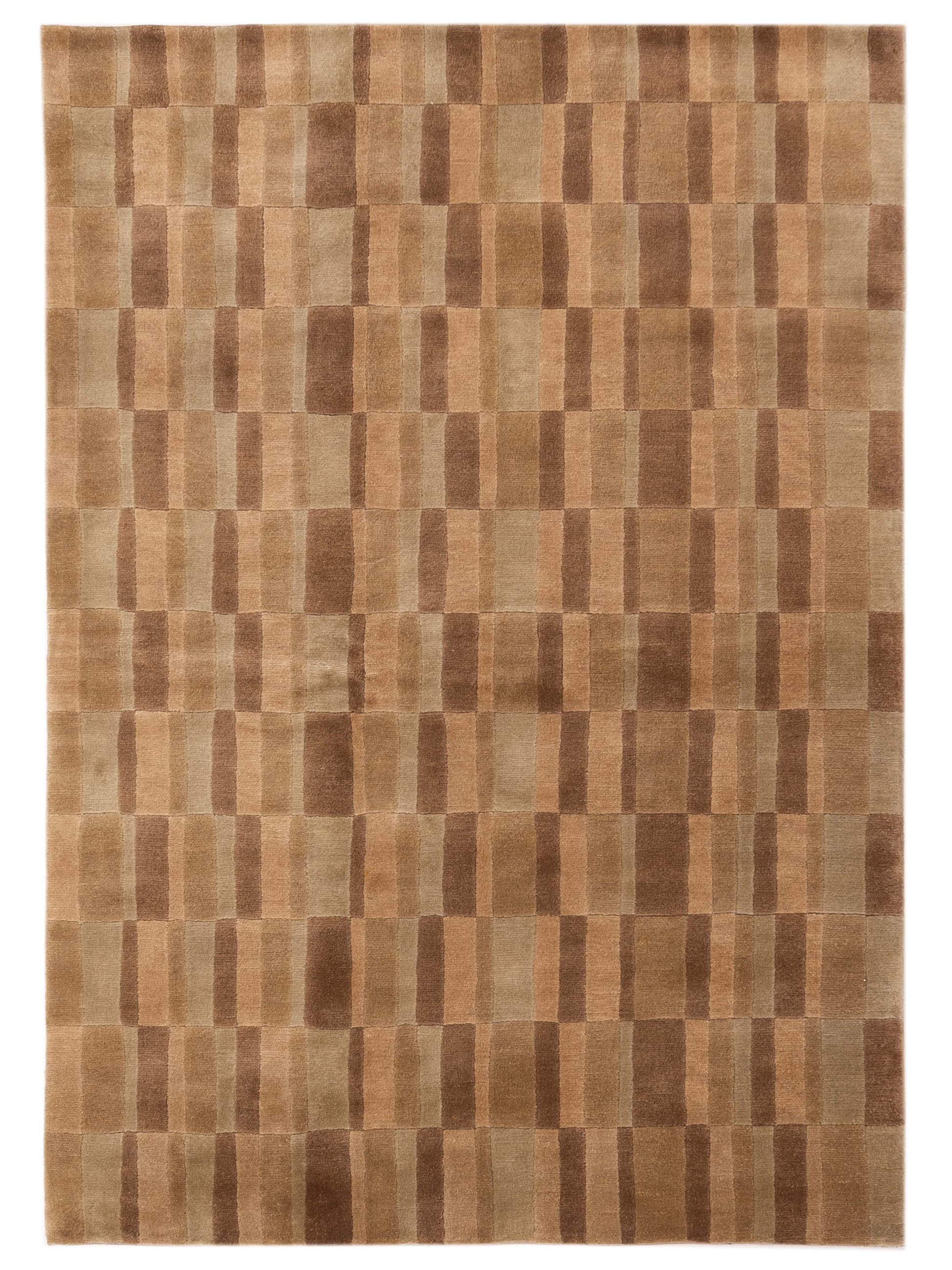 Siena Himalayan 86662 Brown Transitional Hand Knotted Rug