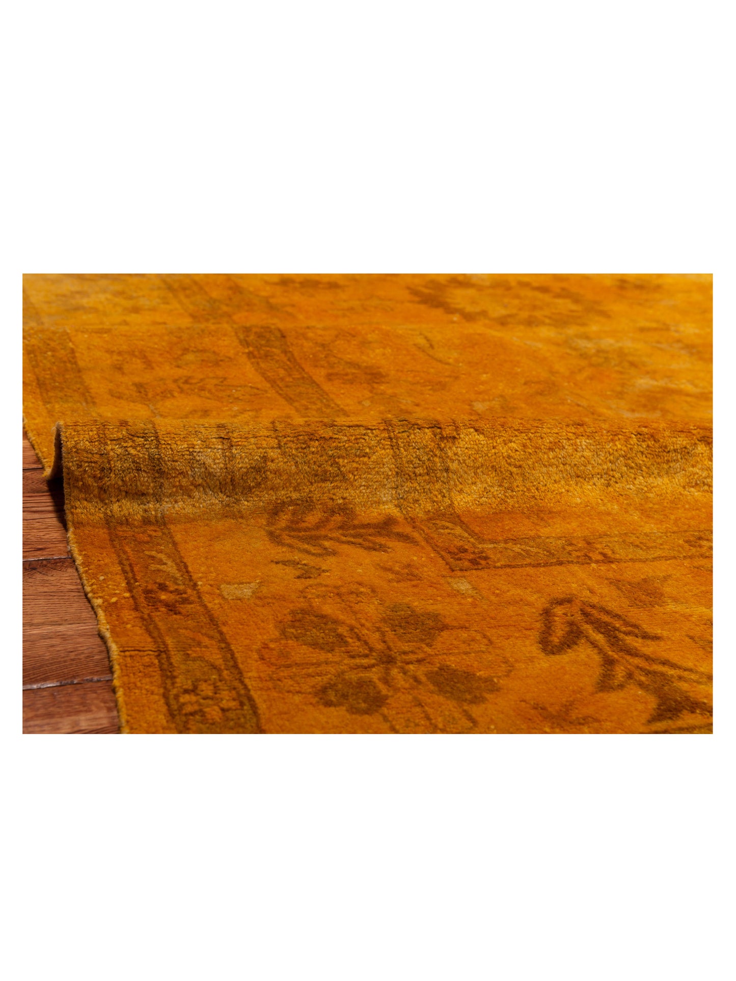 Pasha Vintage 86688 Yellow  Contemporary Hand Knotted Rug