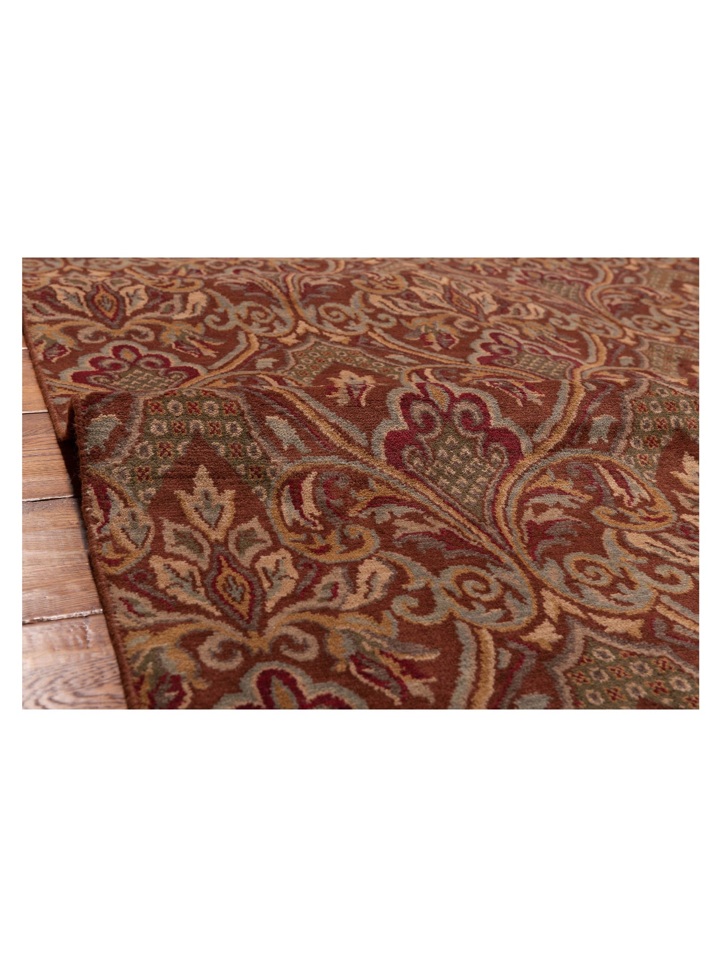 Rajpur Lilac 86732 Brown  Traditional Hand Knotted Rug