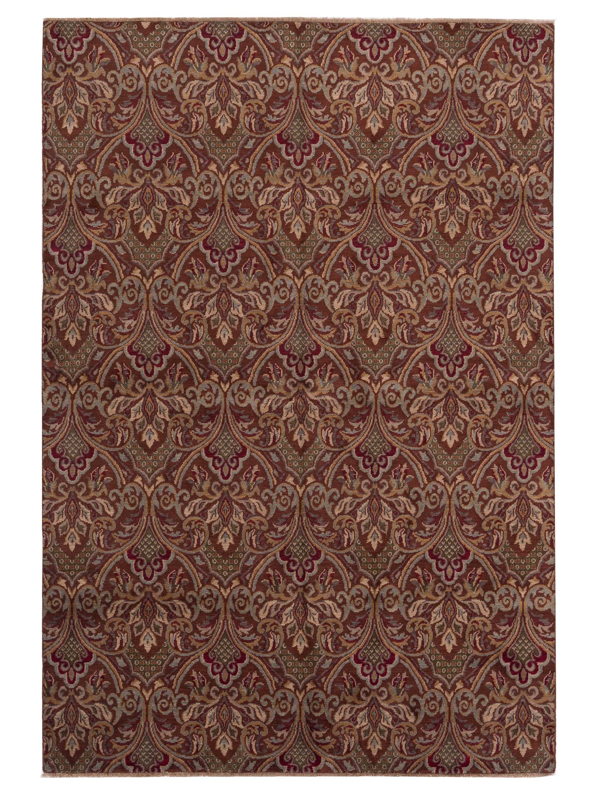 Rajpur Lilac 86732 Brown Traditional Hand Knotted Rug