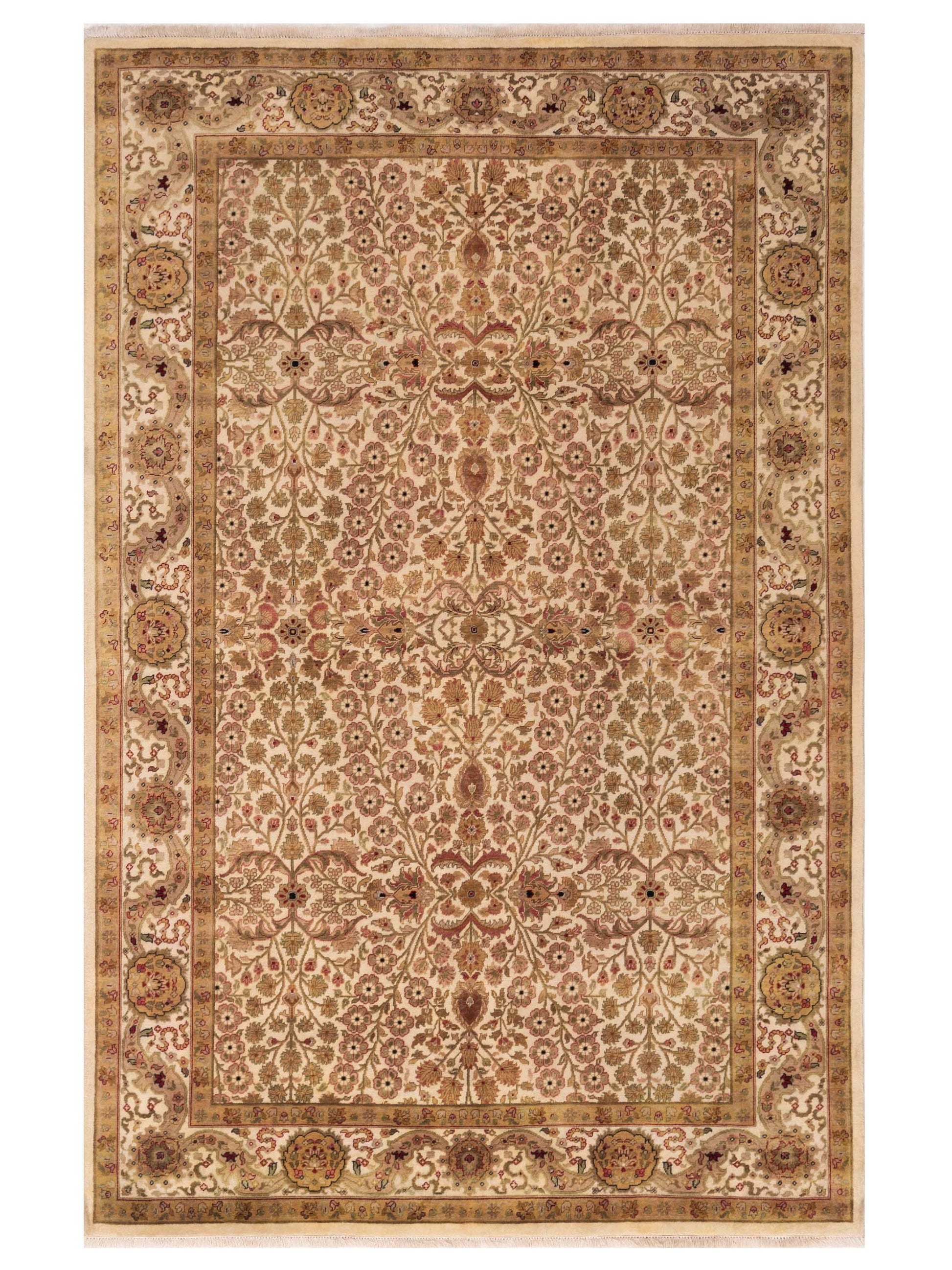 Rajpur Sivas 88345 Ivory Traditional Hand Knotted Rug